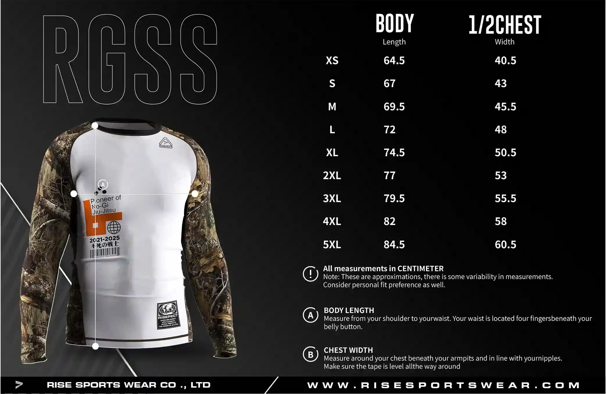 Men's Size Chart