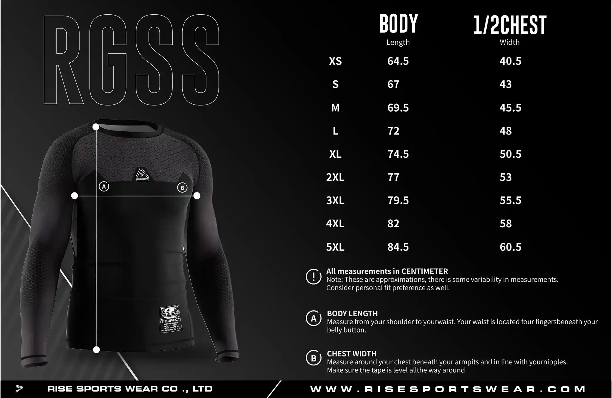 Men's Size Chart