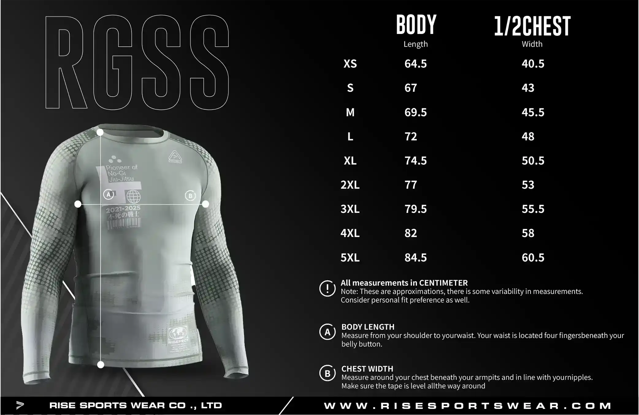Men's Size Chart