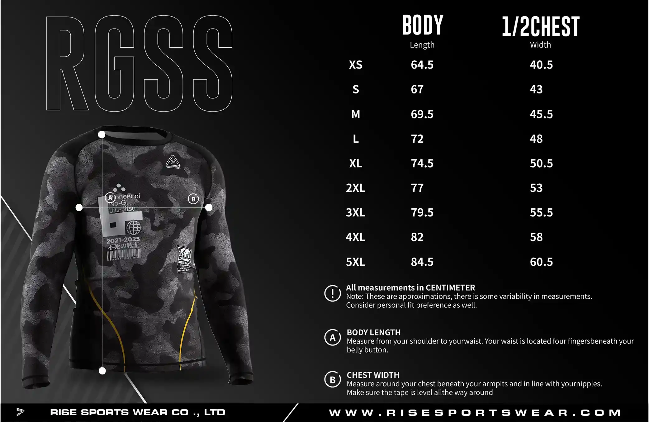 Men's Size Chart