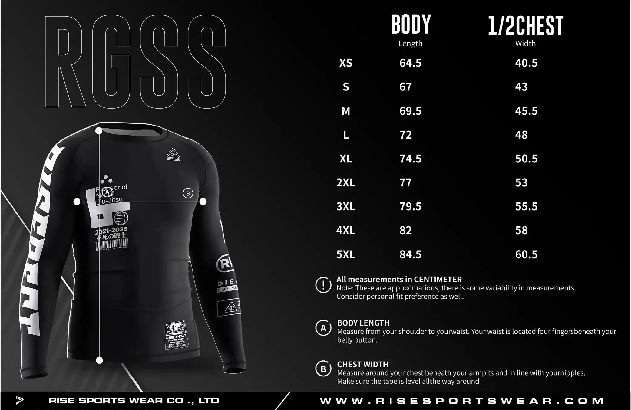 Men's Size Chart