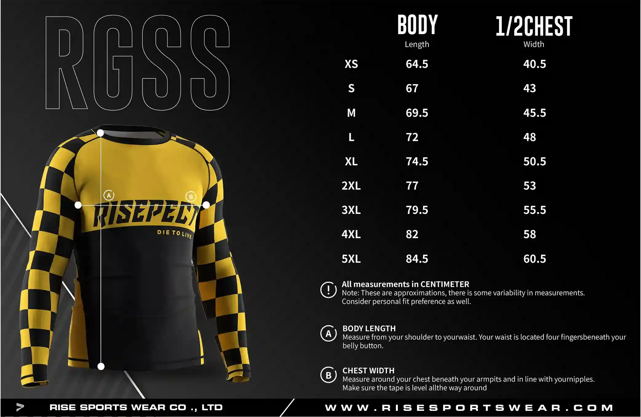 Men's Size Chart