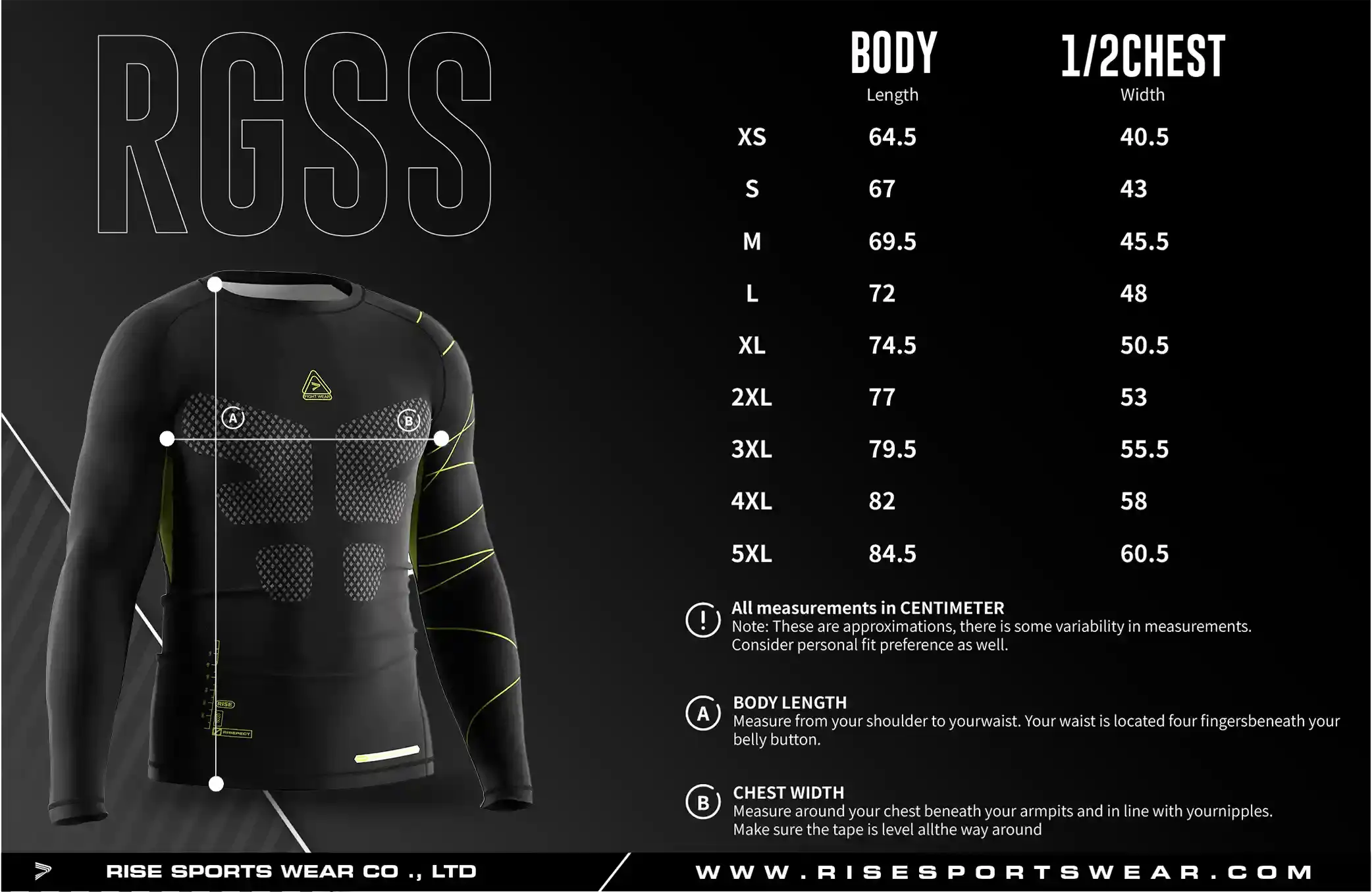 Men's Size Chart