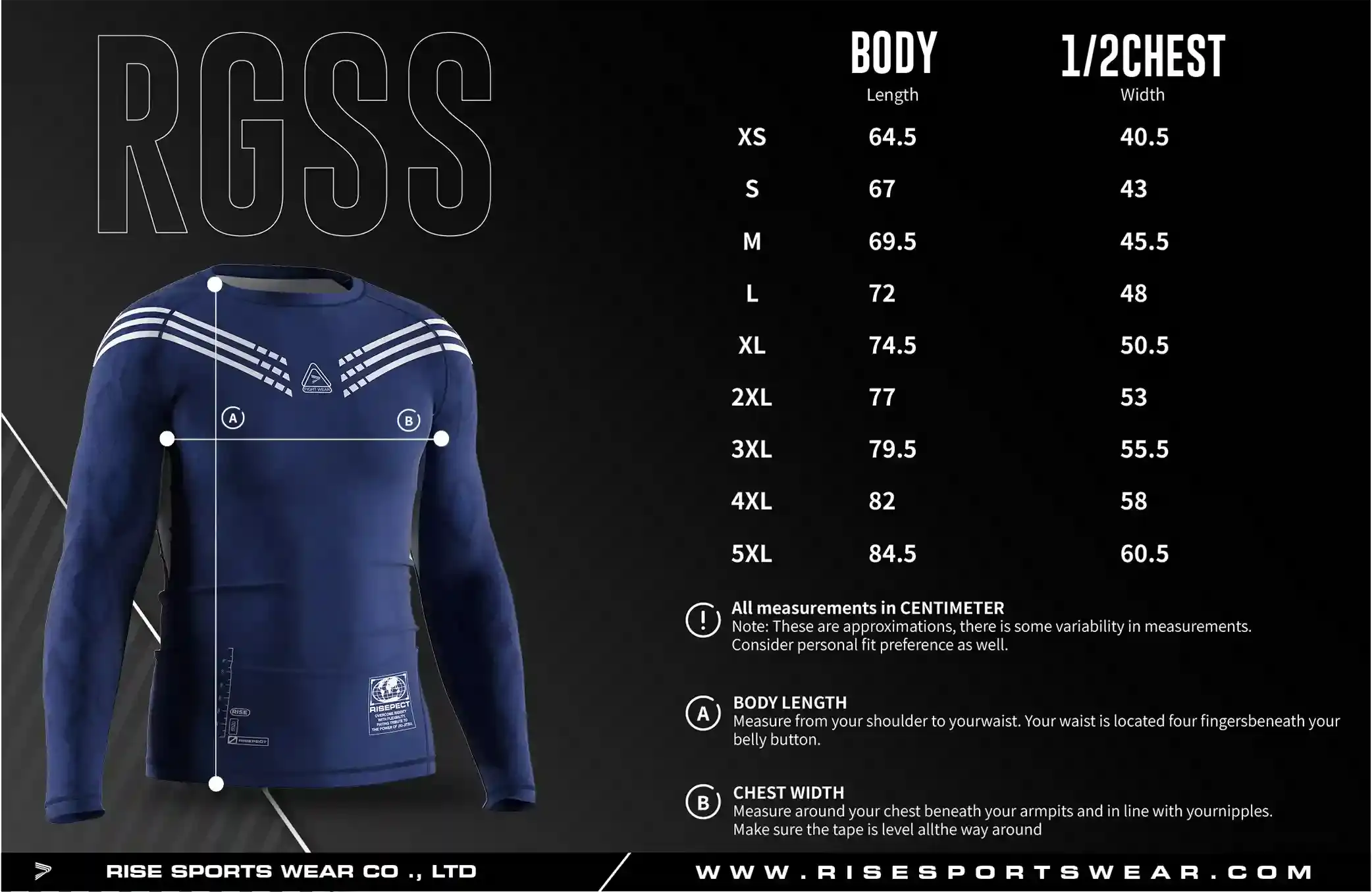 Men's Size Chart