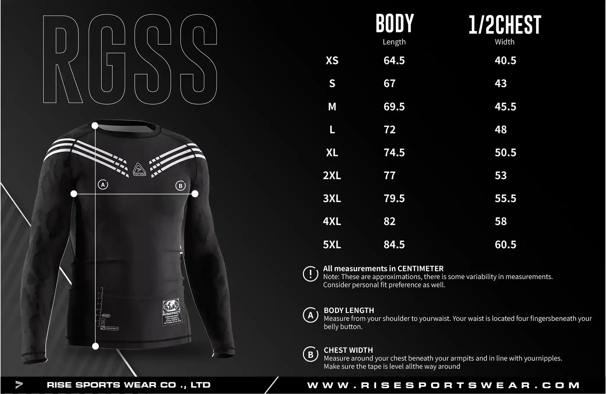 Men's Size Chart