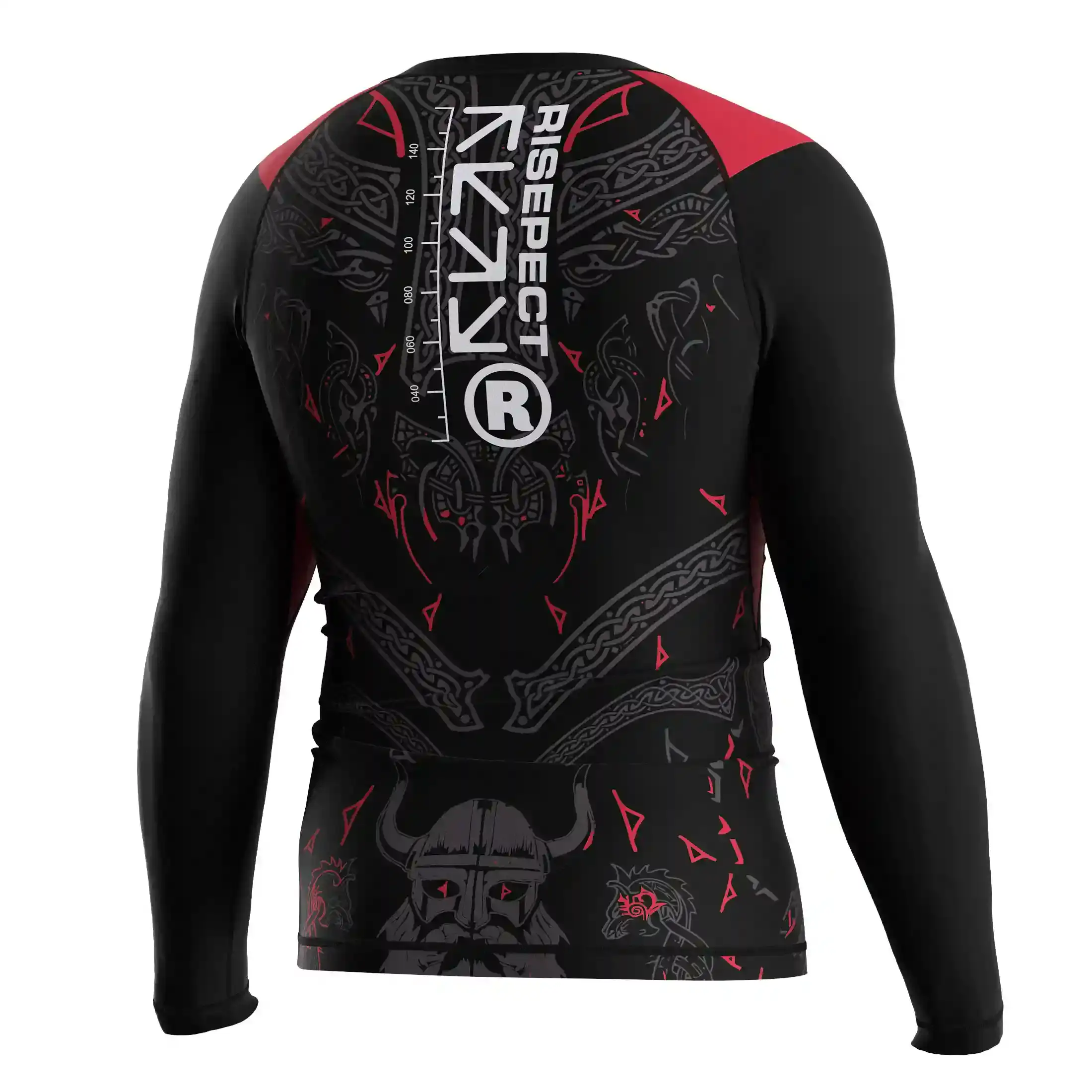 
                Adult Long Sleeve Rash Guard BJJ UPF 50+ Moisture-Wicking Top