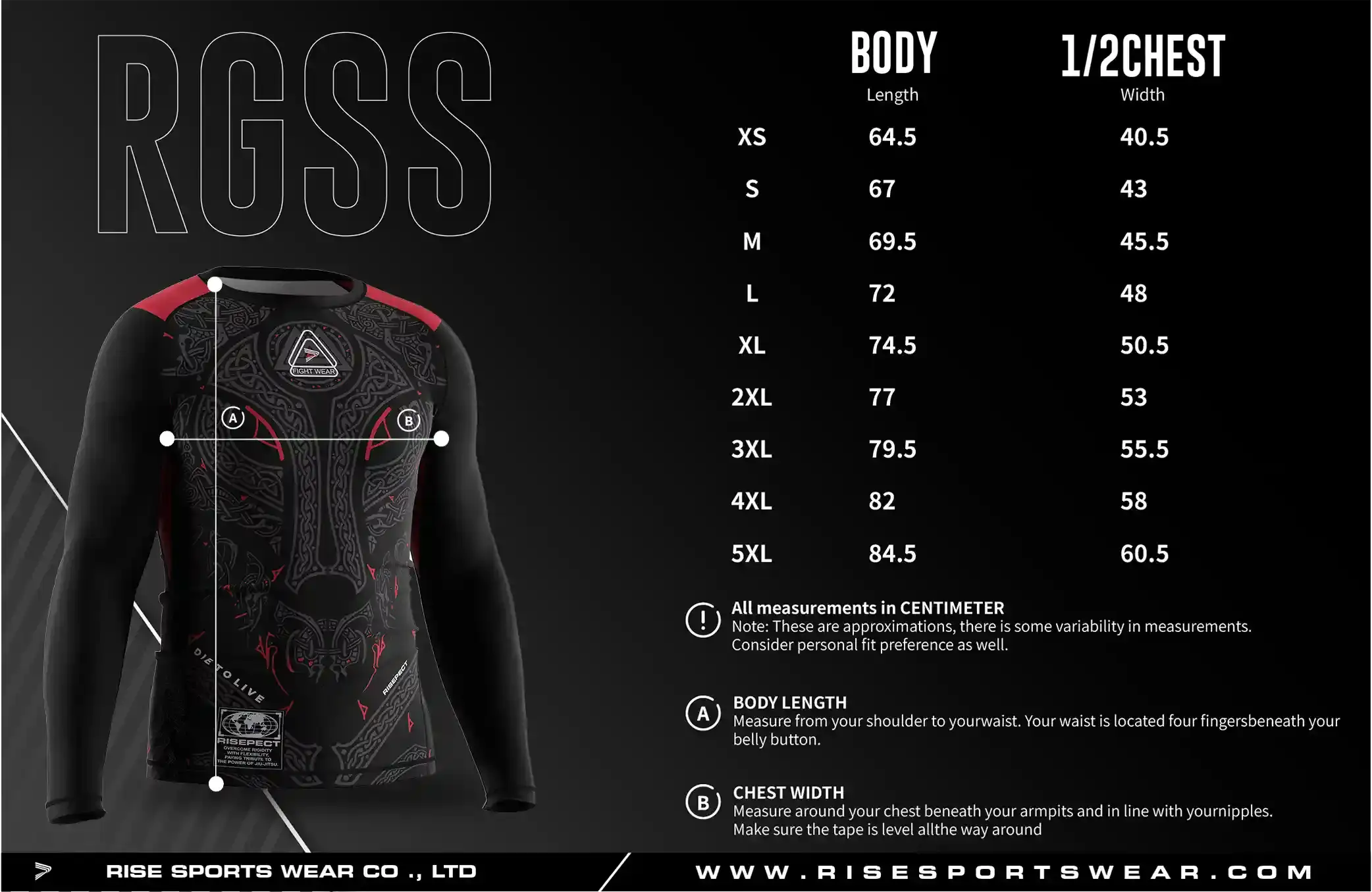Men's Size Chart