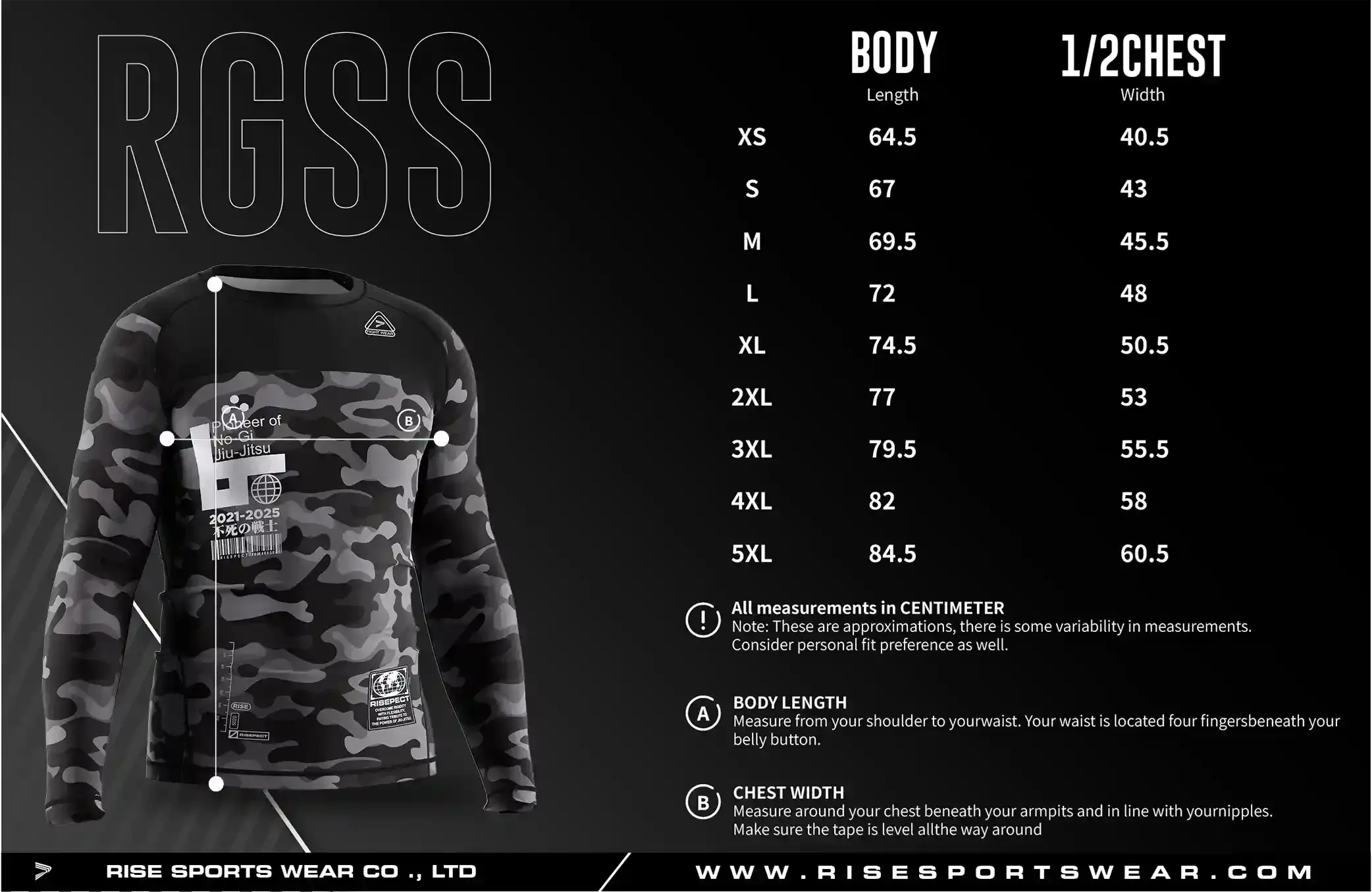 Men's Size Chart