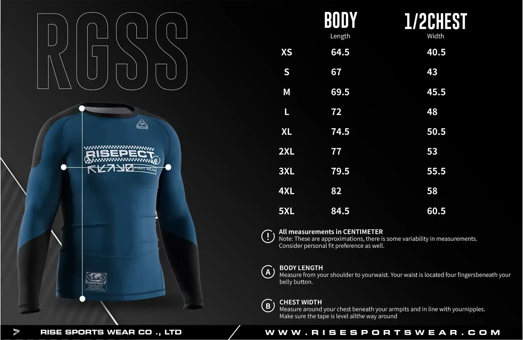 Men's Size Chart