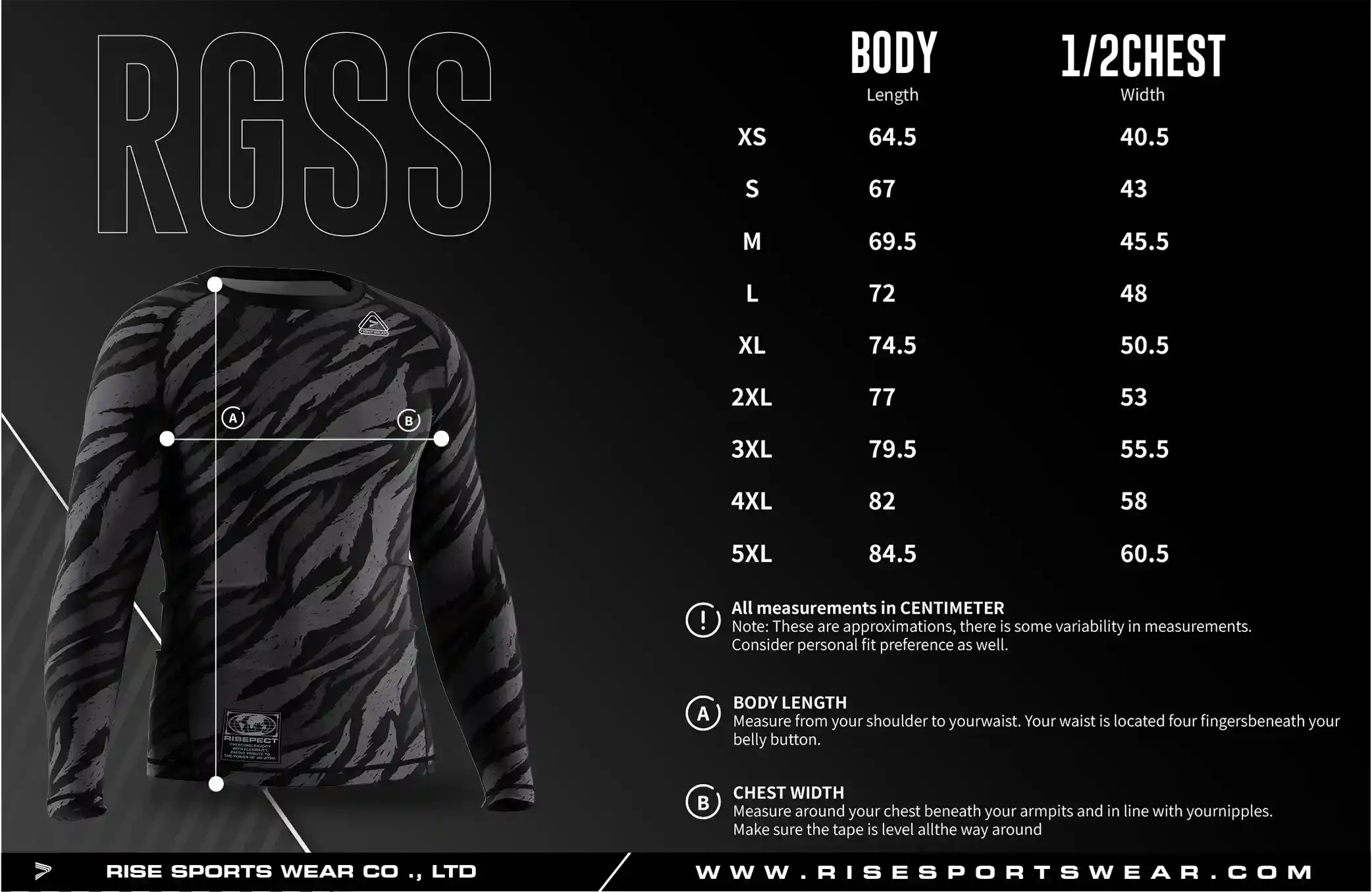 Men's Size Chart