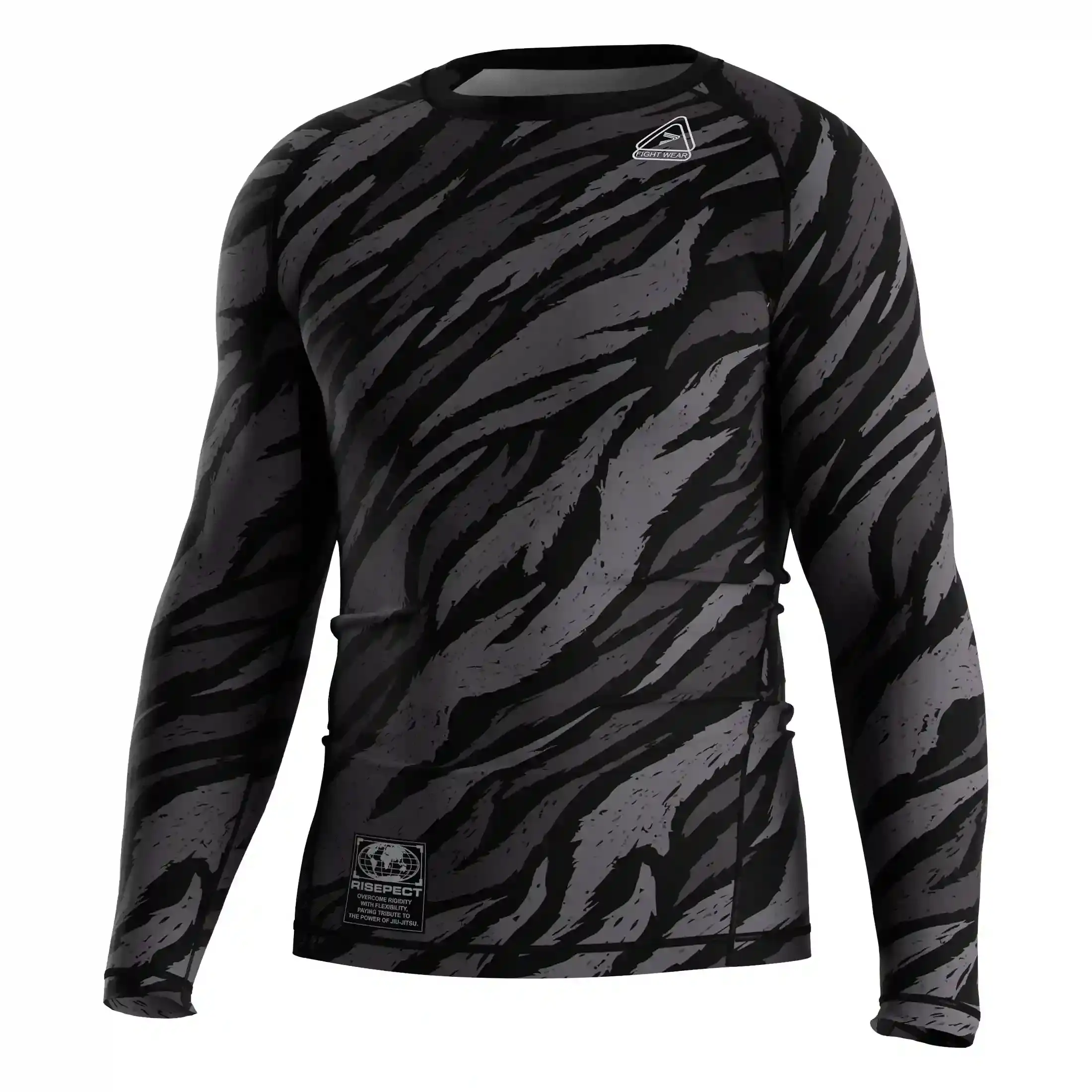 
                Unisex Long Sleeve Rash Guard BJJ for MMA Surf and Fitness