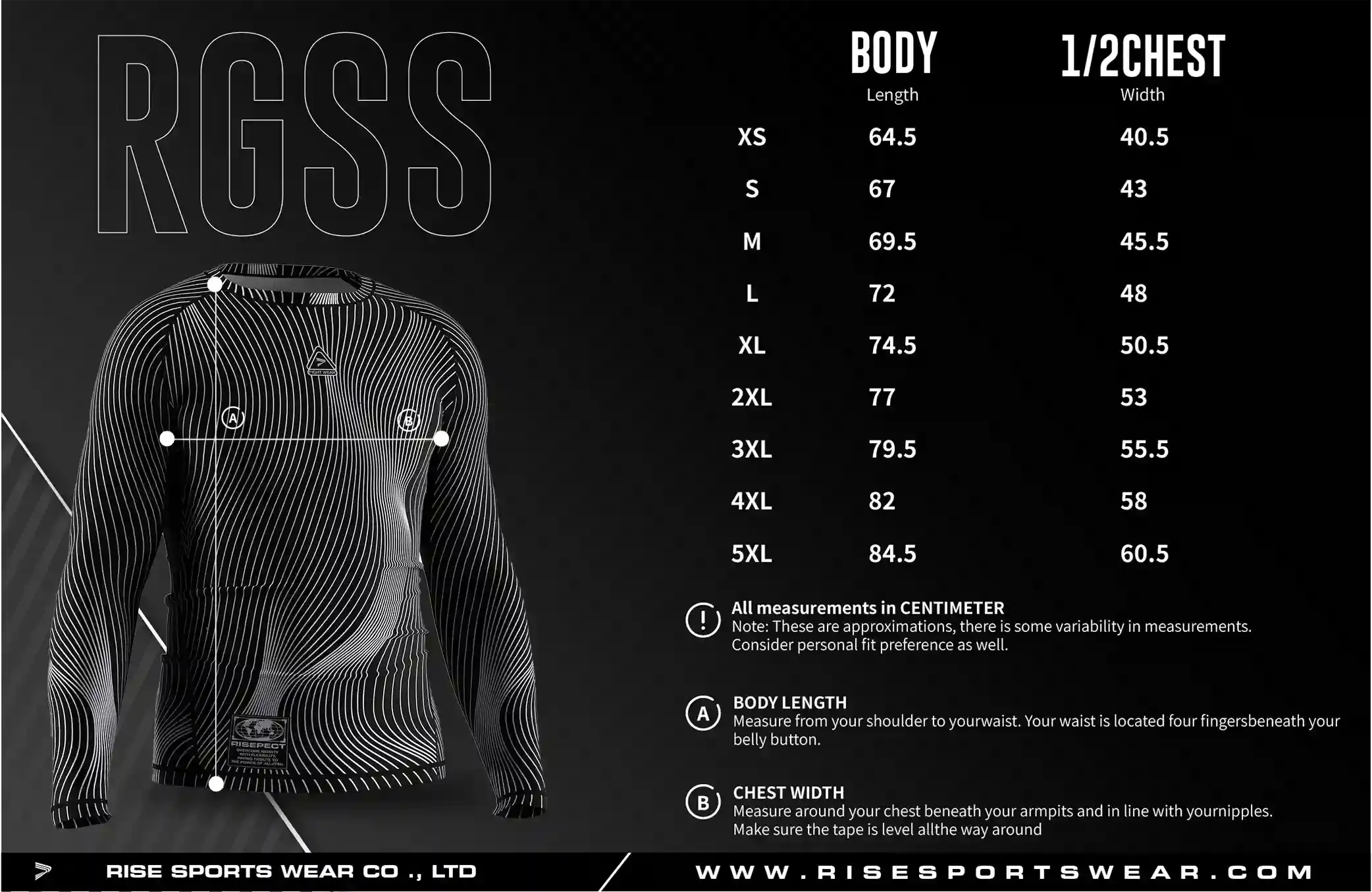 Men's Size Chart