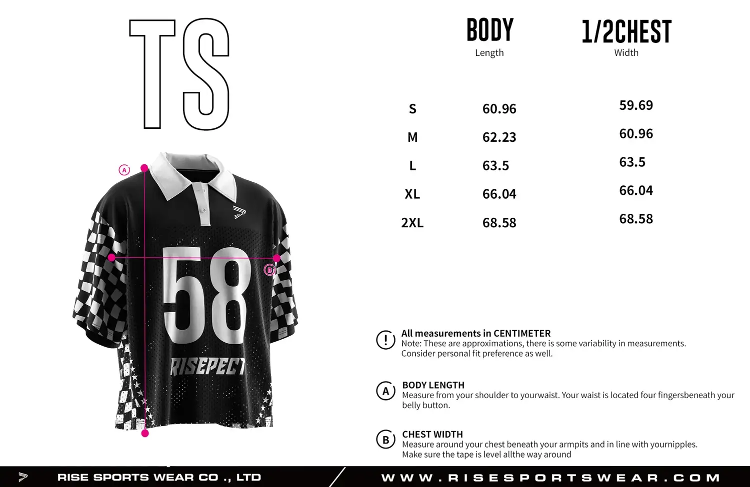 Men's Sizes Chart of Polo Collar Streetwear Bulk Jersey American Football Shirt Vintage