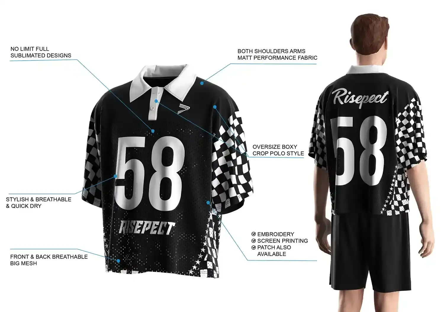 Features of Polo Collar Streetwear Bulk Jersey American Football Shirt Vintage