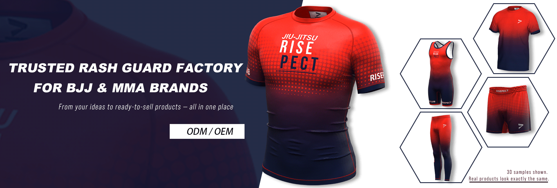 Wholesale Custom BJJ MMA Rash Guard