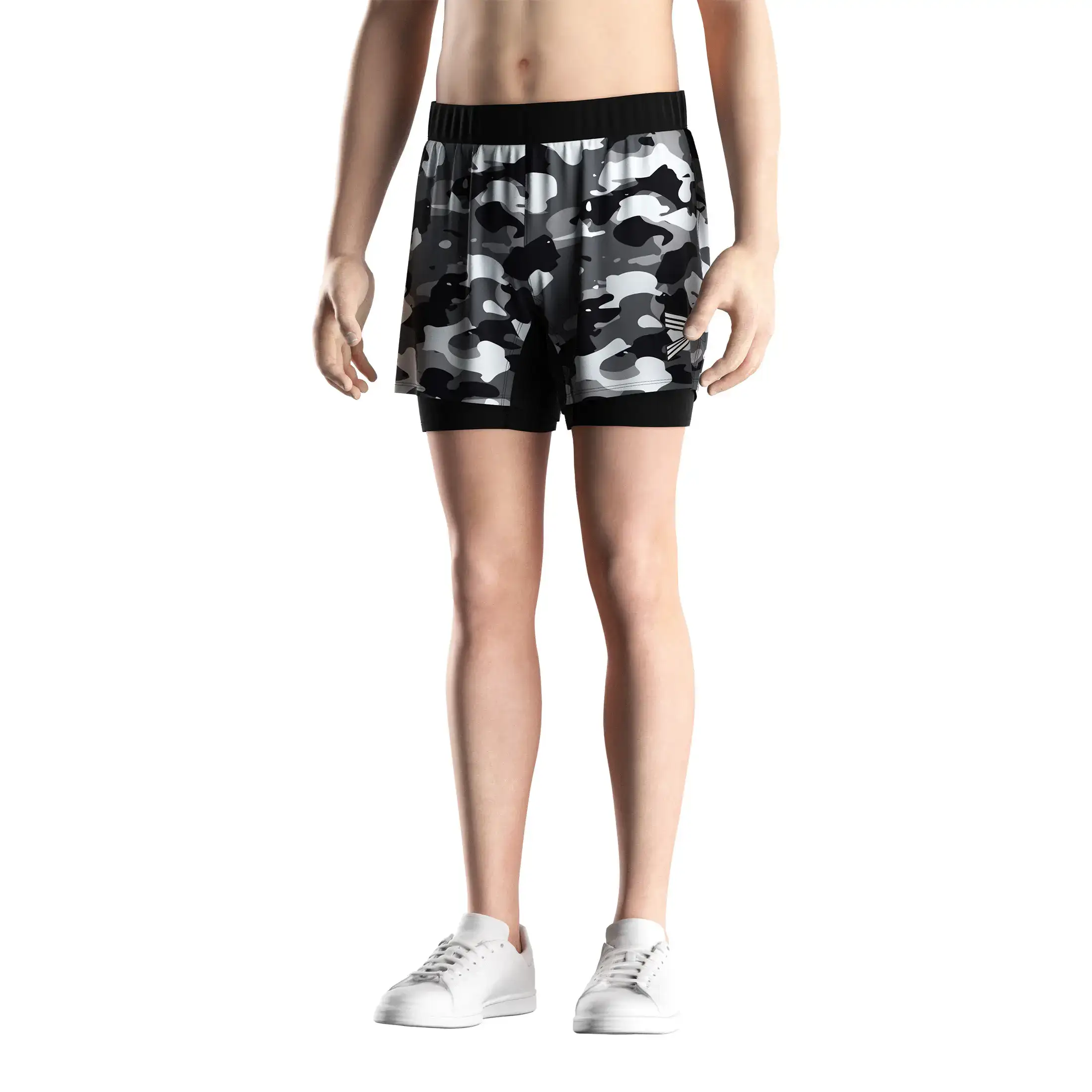 Mountain camo nogi jiu jitsu 2 in 1 shorts