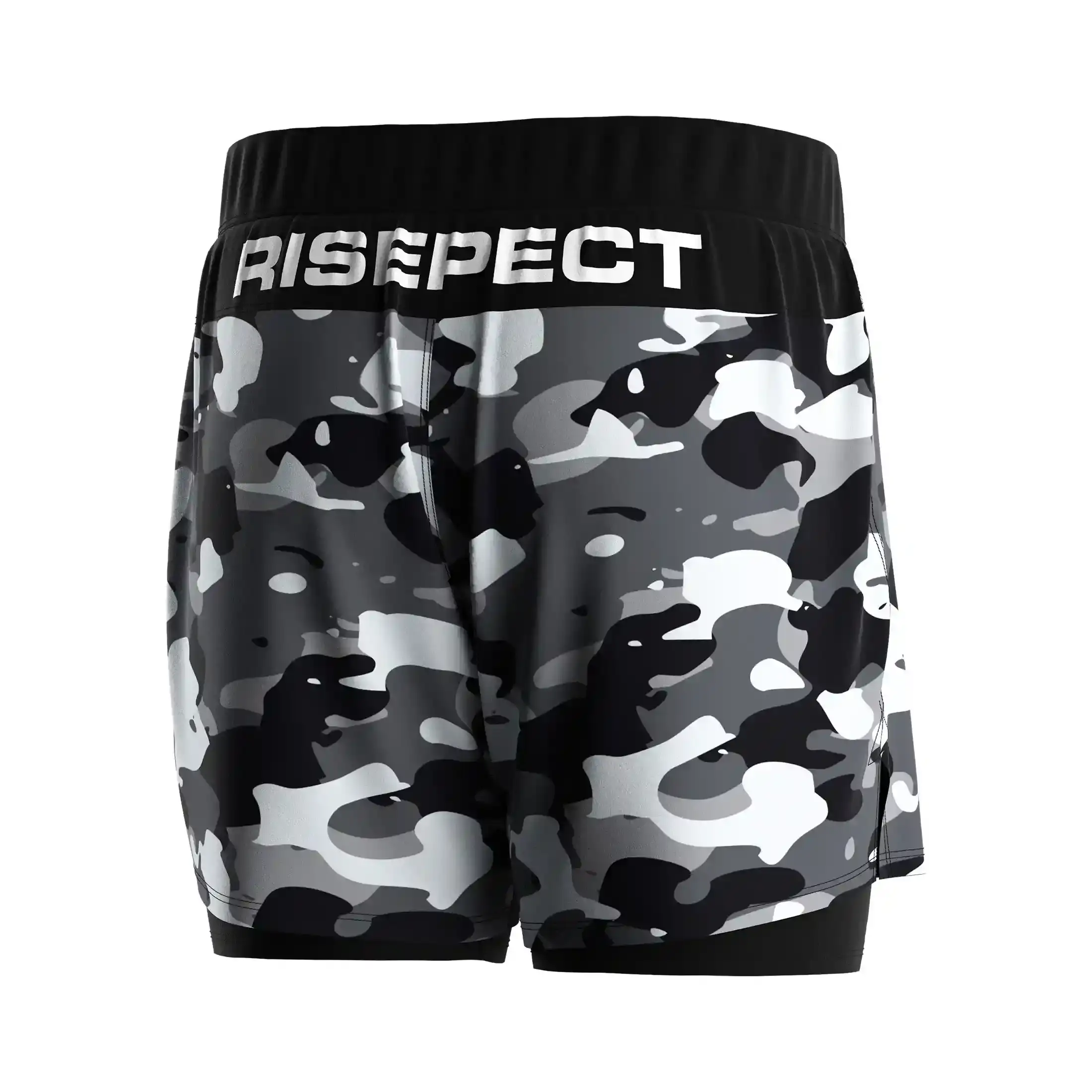 
                MOUNTAIN CAMO NOGI JIU JITSU 2 IN 1 SHORTS