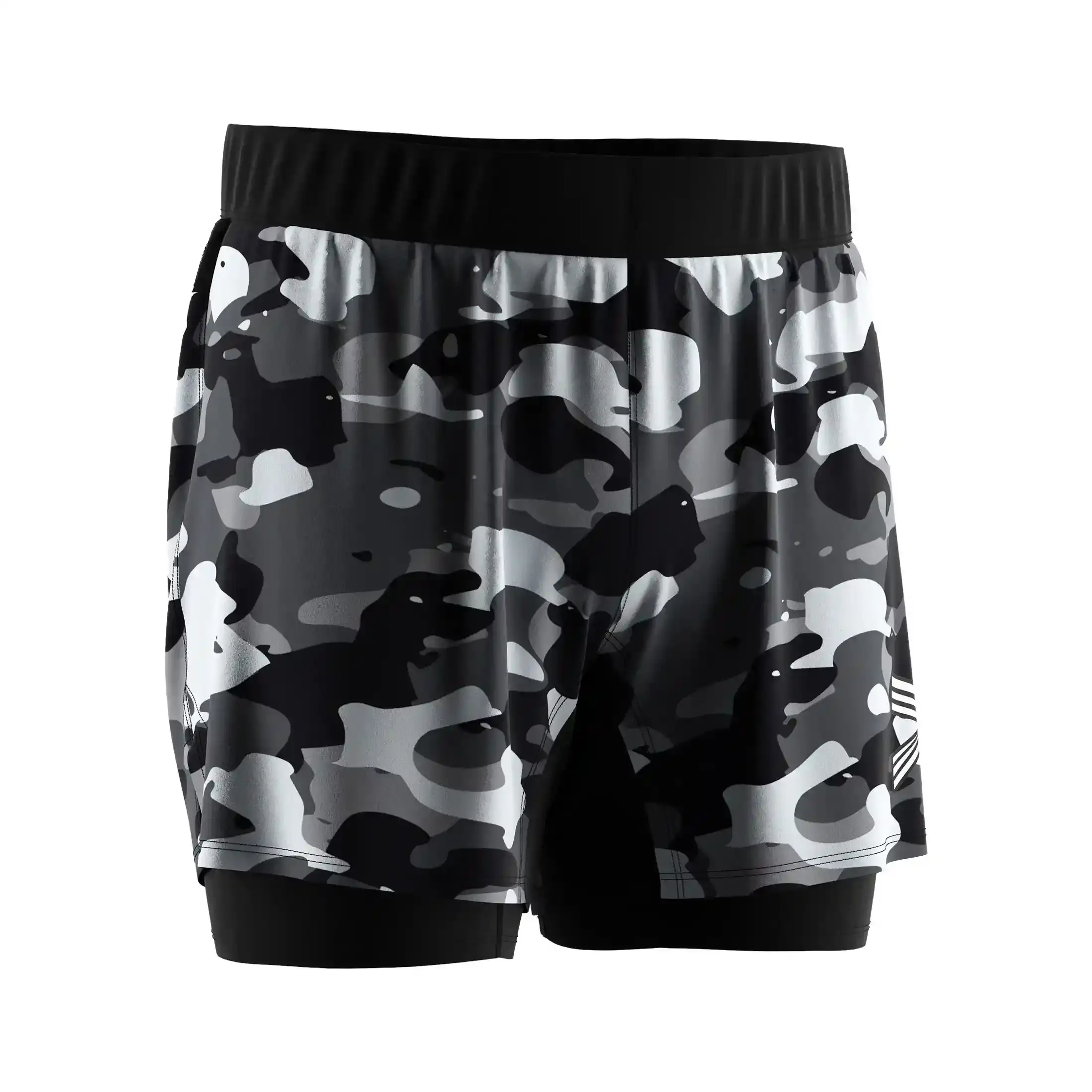 Mountain camo nogi jiu jitsu 2 in 1 shorts