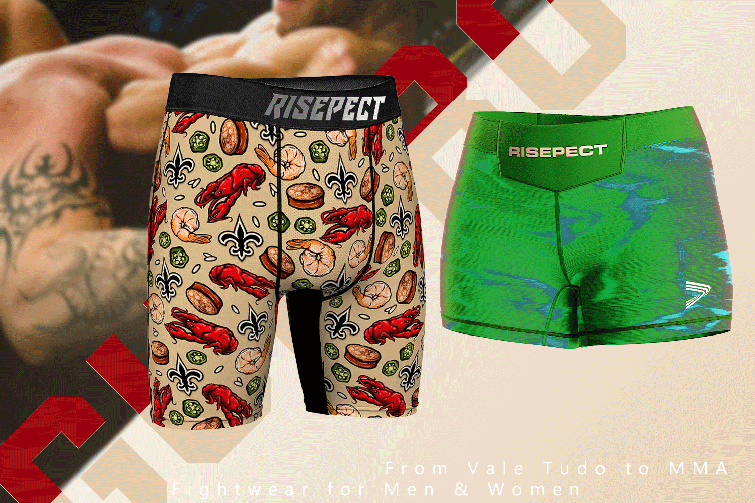 Celebrate Gumbo and fight spirit: From Vale Tudo to MMA, fight wear for men and women