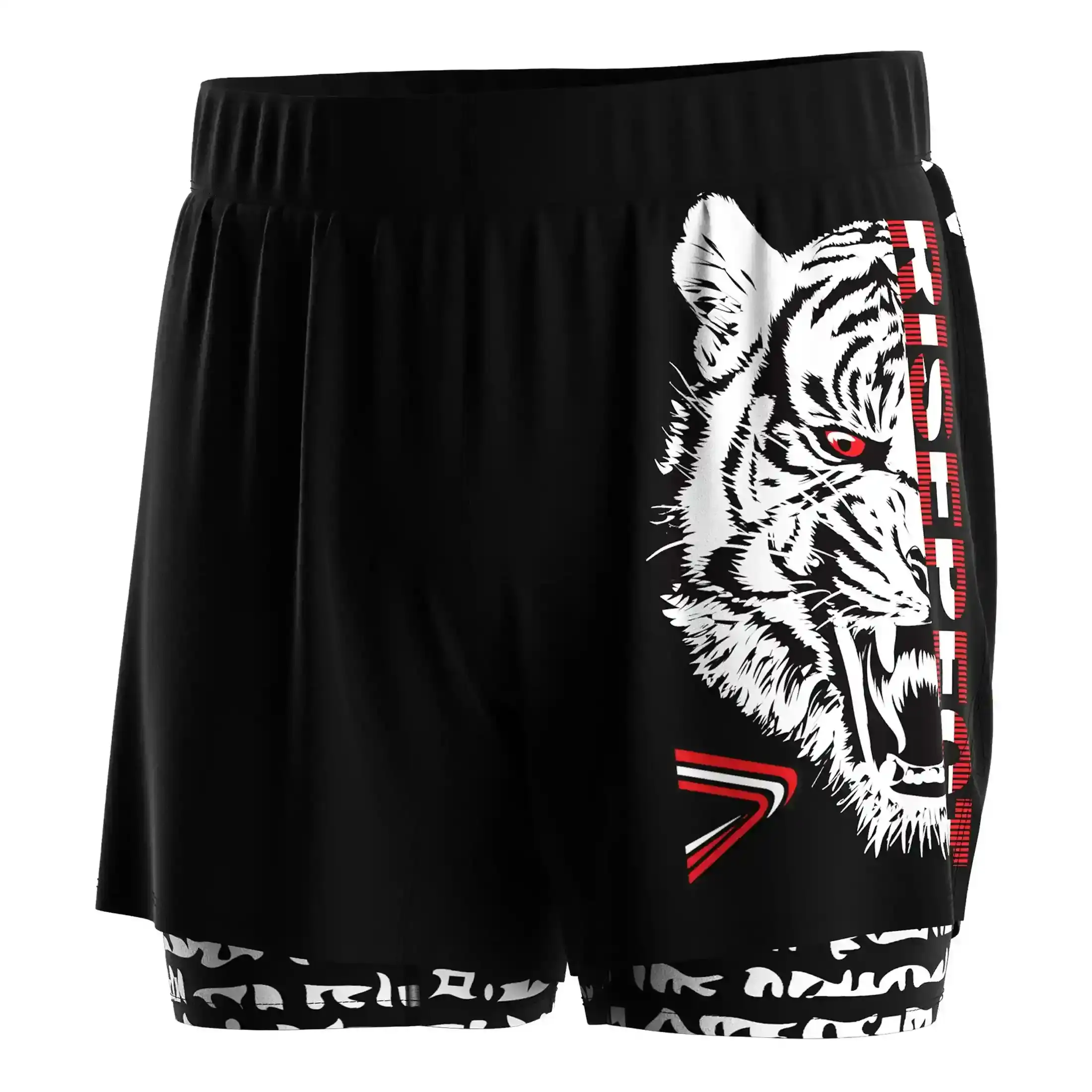 Tiger mma boxing muay thai 2 in 1 shorts