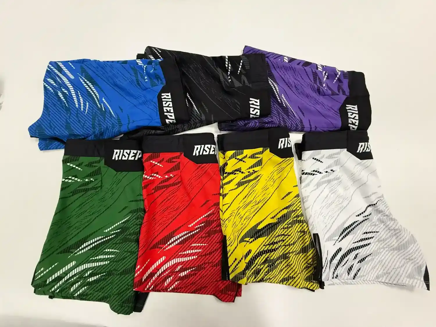 Real photo of RISE Instinct Series No-Velcro BJJ MMA Shorts