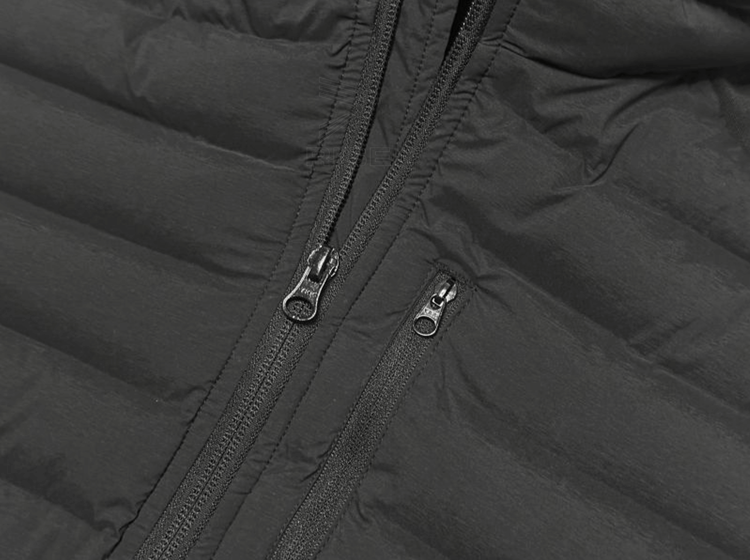 of Obsidian Athletic Windproof Shell Down Jackets With Hood