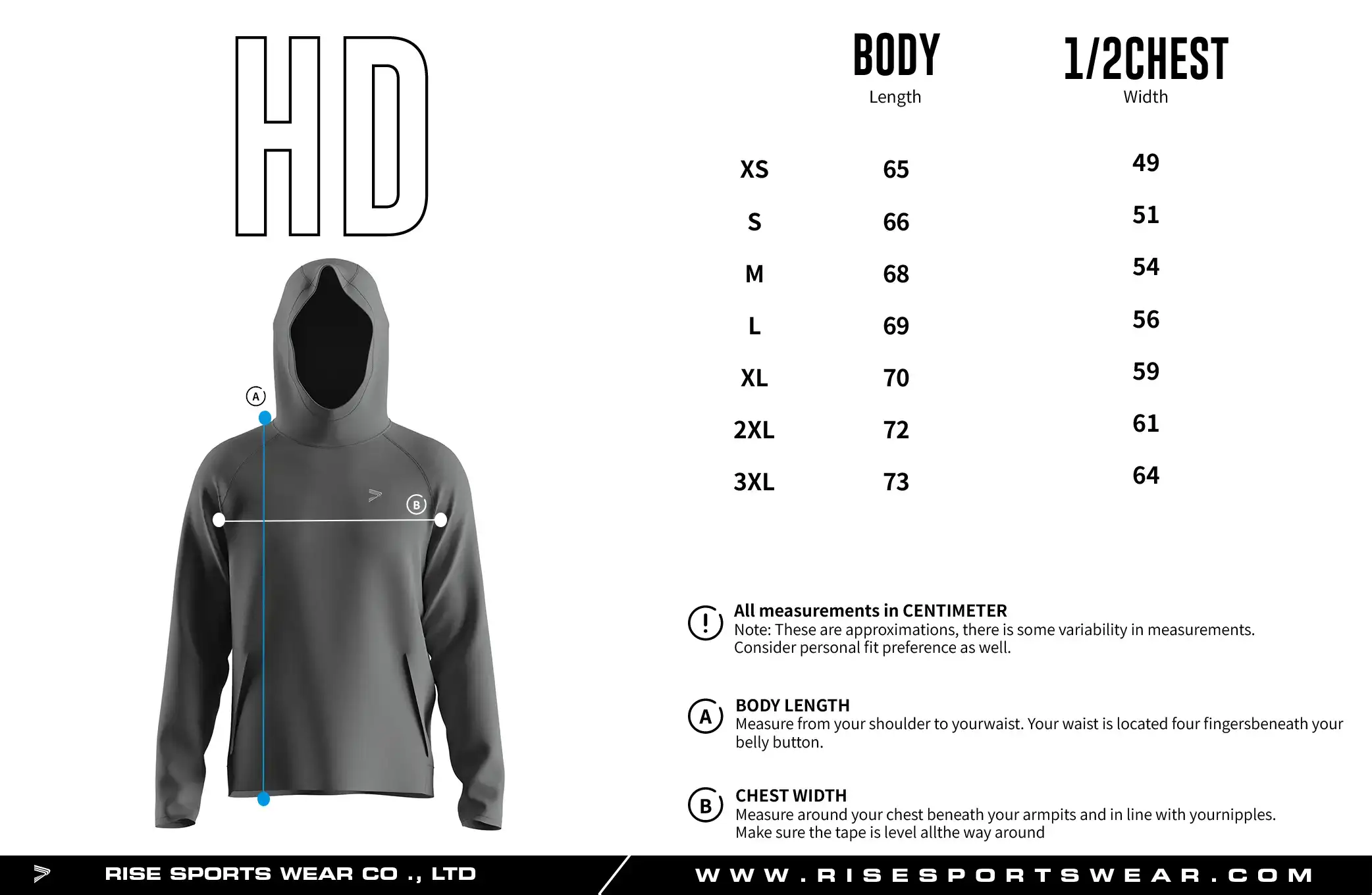 Choose our grey body fit athletic hoodie's sizing, or custom your own brand/club/team body fit athletic hoodie's sizing.