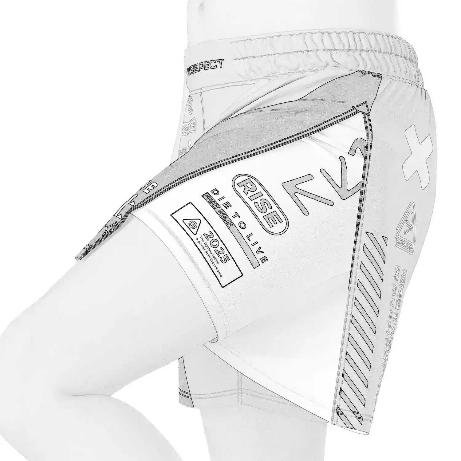 High Slit 2in1 Gladiator Shorts Custom & Wholesale