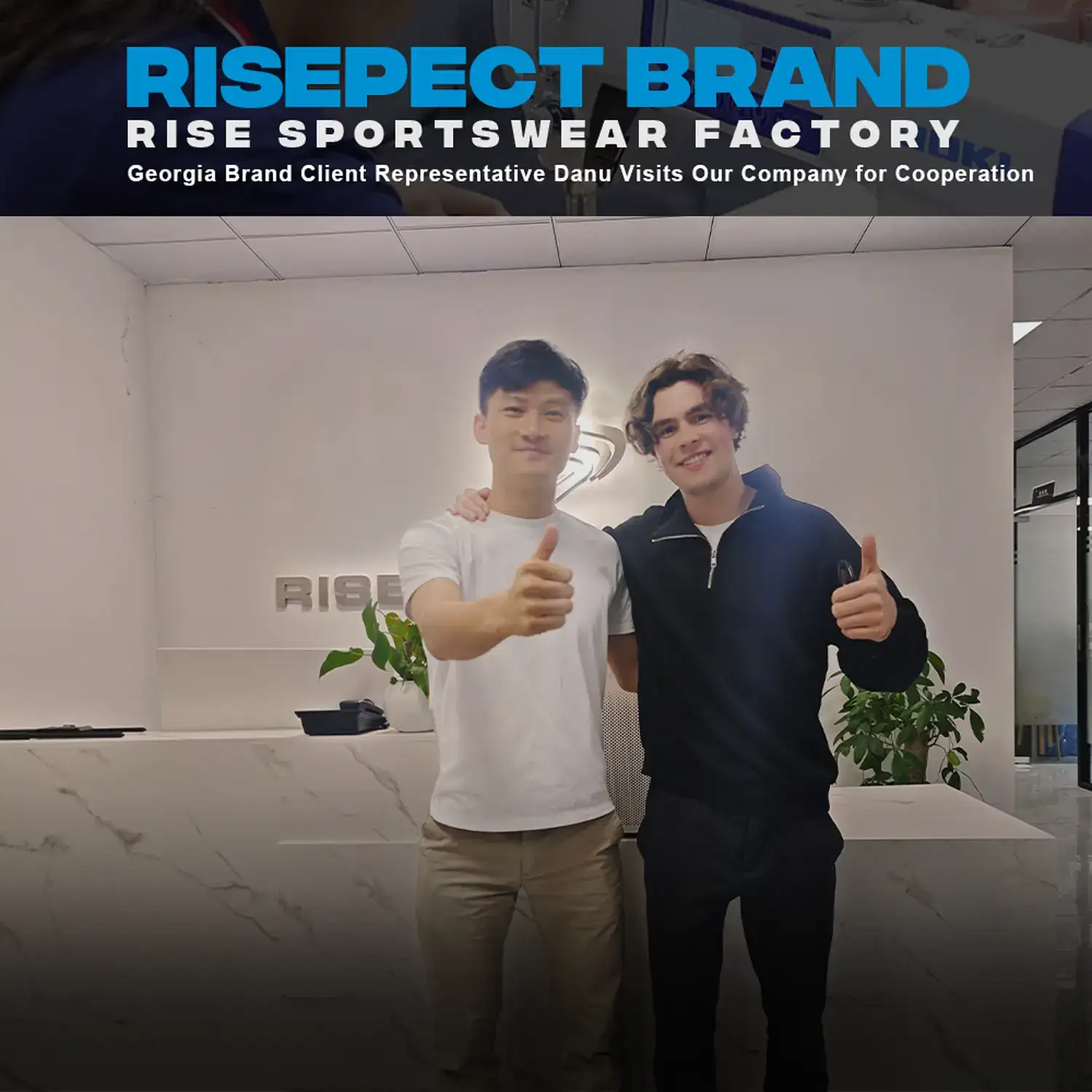 
                Georgia Brand Client Representative Visits Our Company for Cooperation