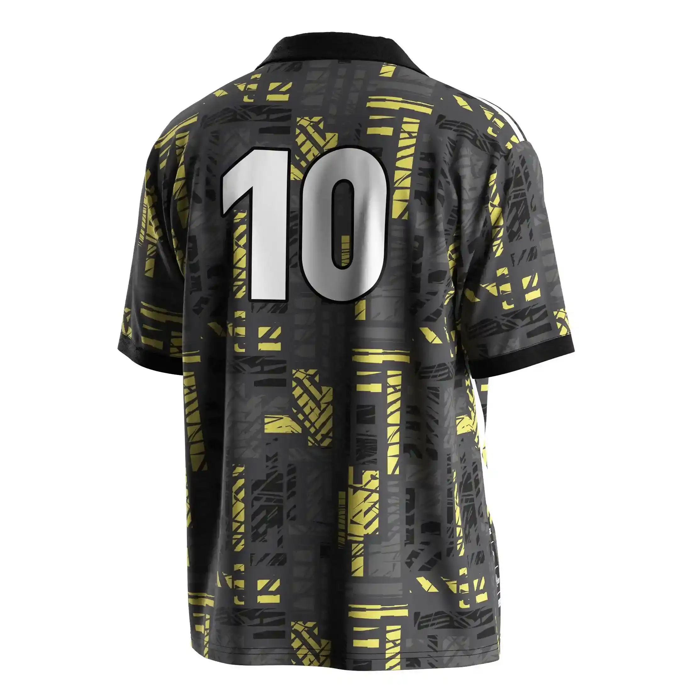 
                Fold-down Collar Soccer Jersey V-cut Comfort Shirts OEM Bulk Orders