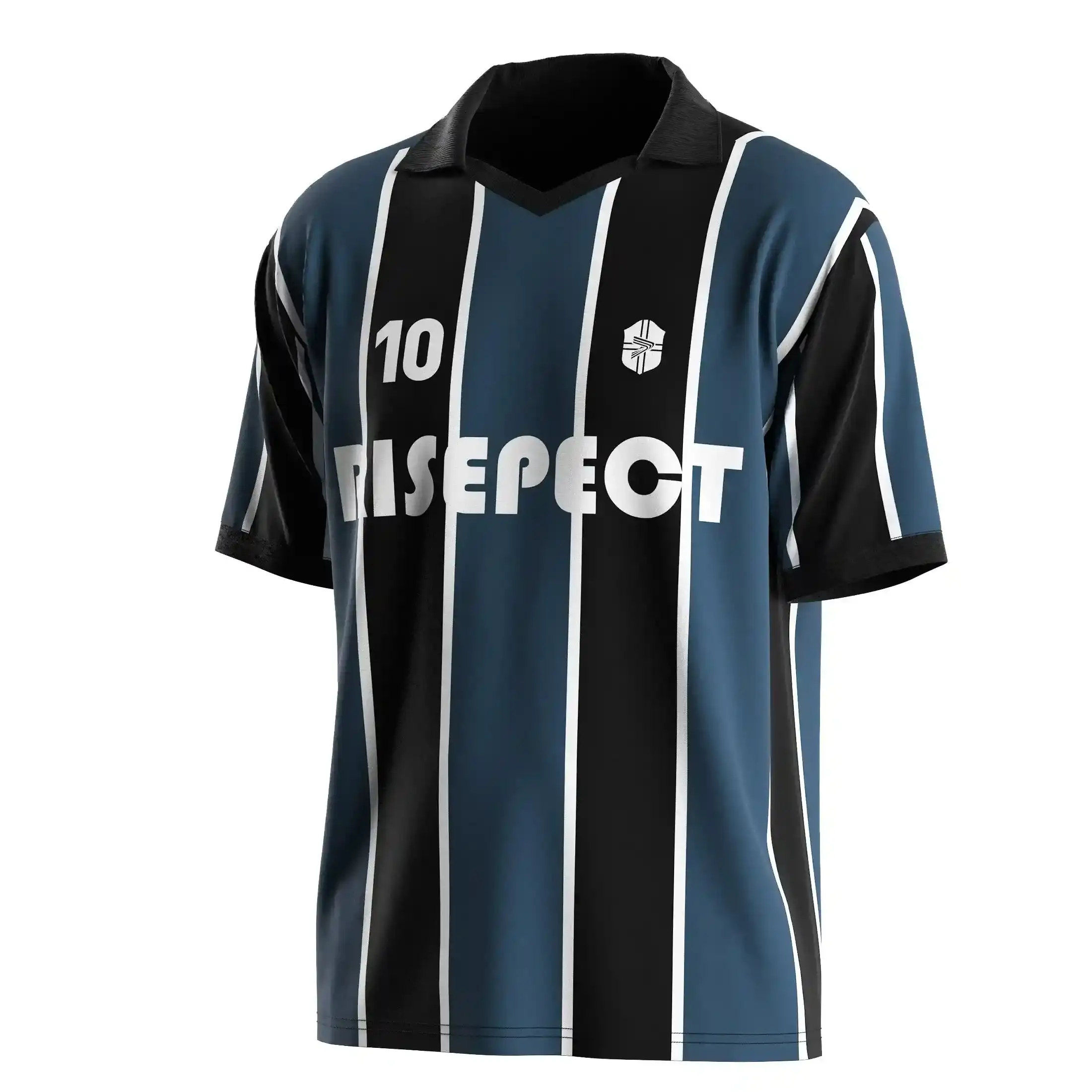 
                Sublimated Soccer Shirt Retro Collar Jersey Private Label Available