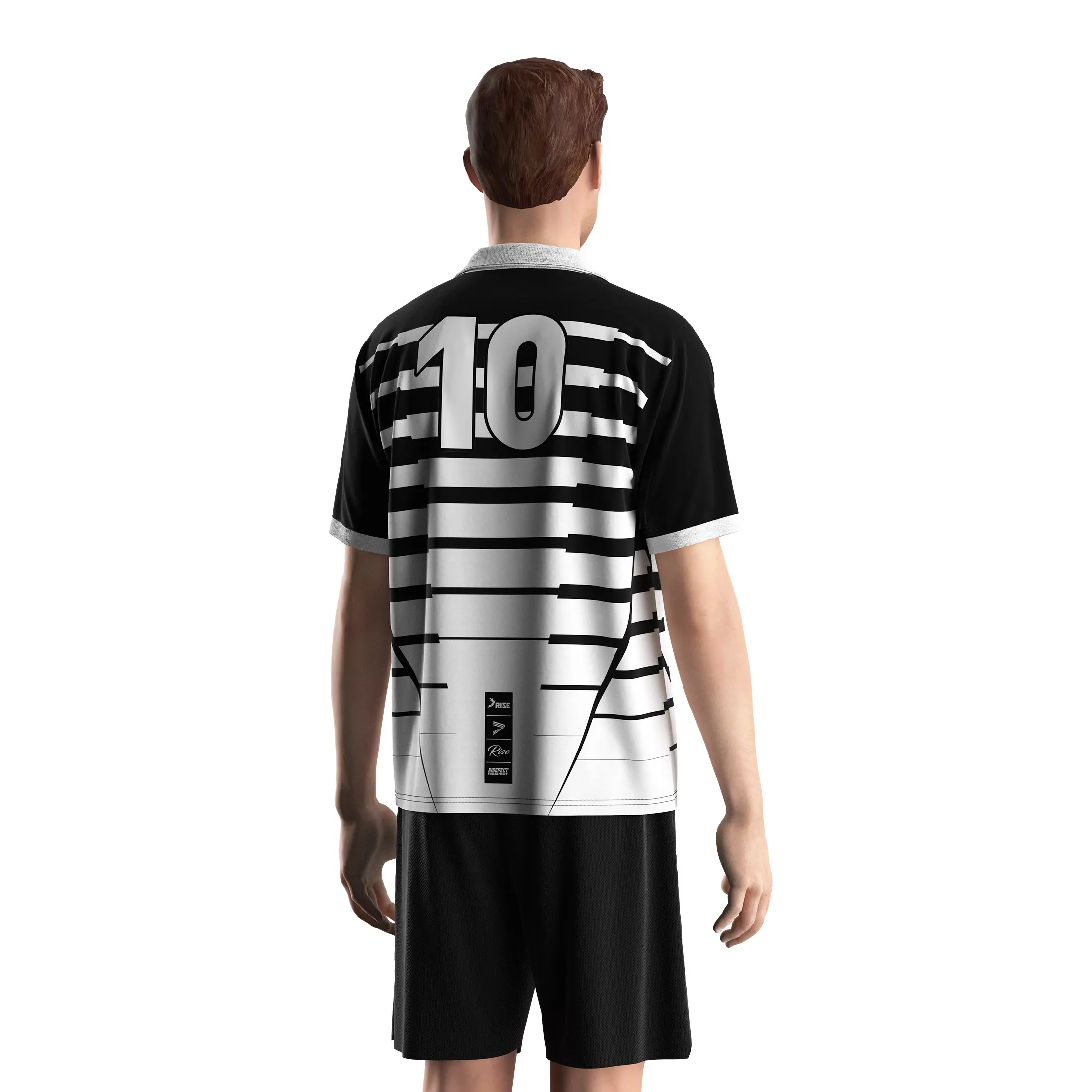 
                Retro Team Soccer Shirt Sublimation Print Jersey Private Label Ready