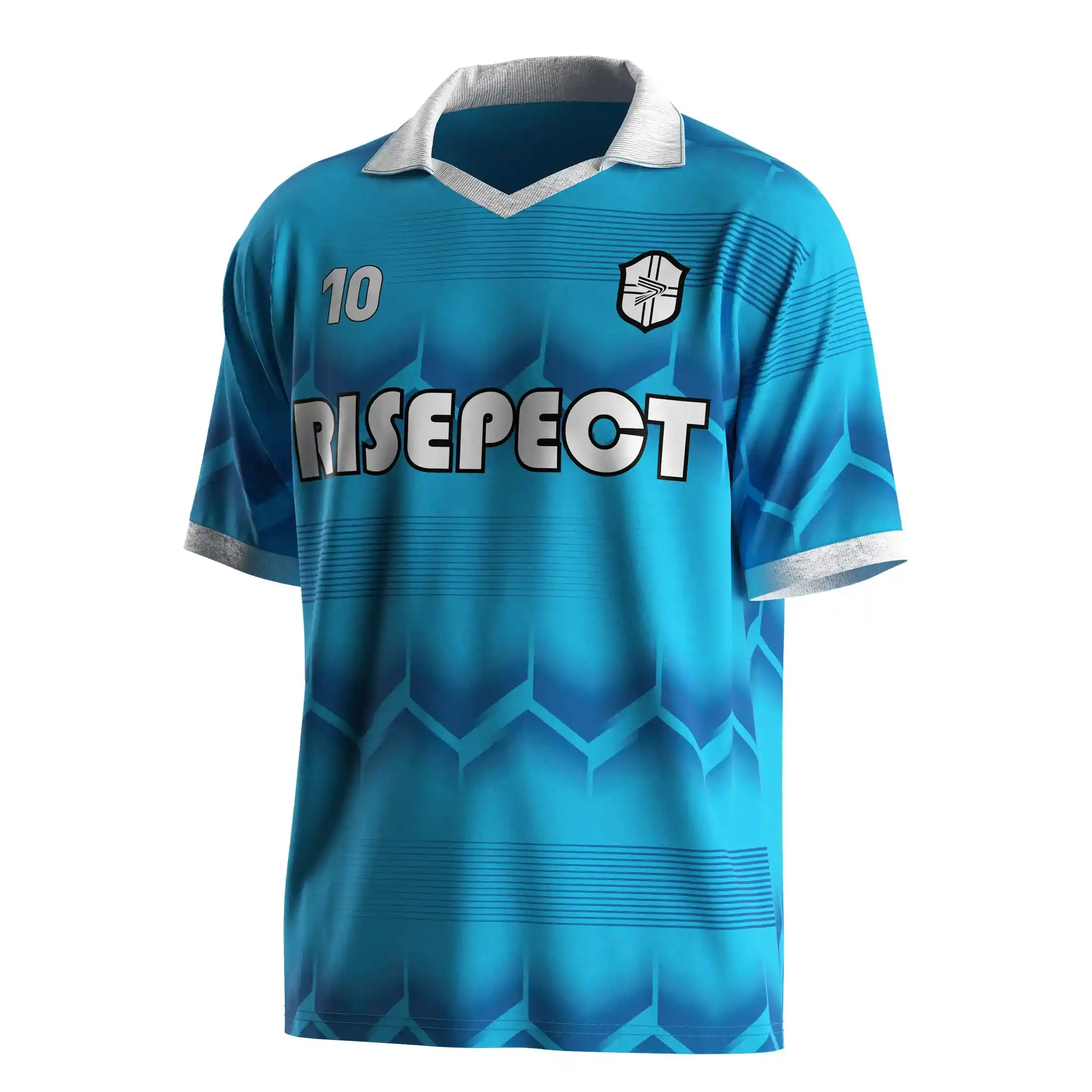 
                Custom Soccer Jersey Retro Collar Shirts B2B Sublimation Specialist