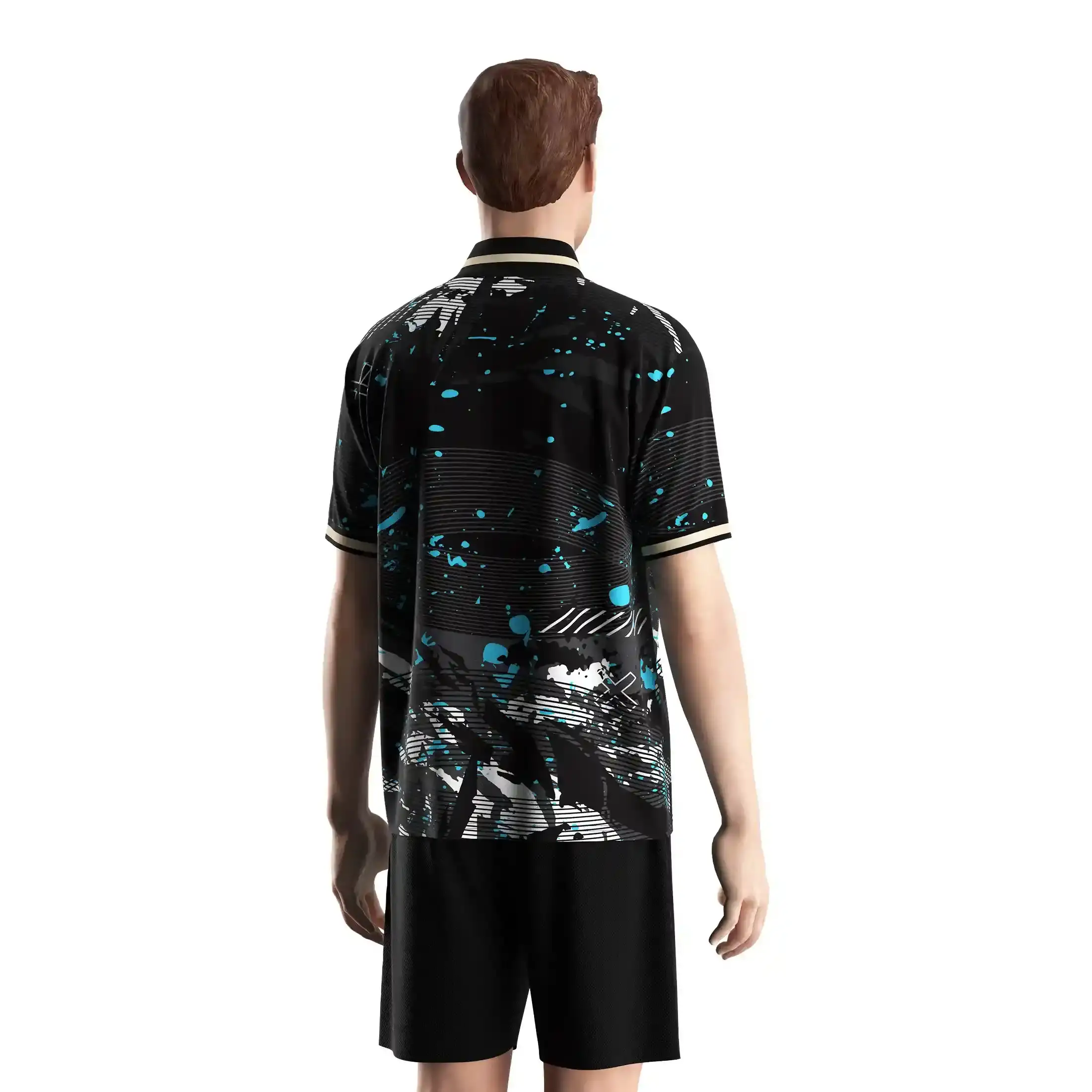 
                OEM Bulk Soccer Jersey Vintage Ribbed Neck for Brands