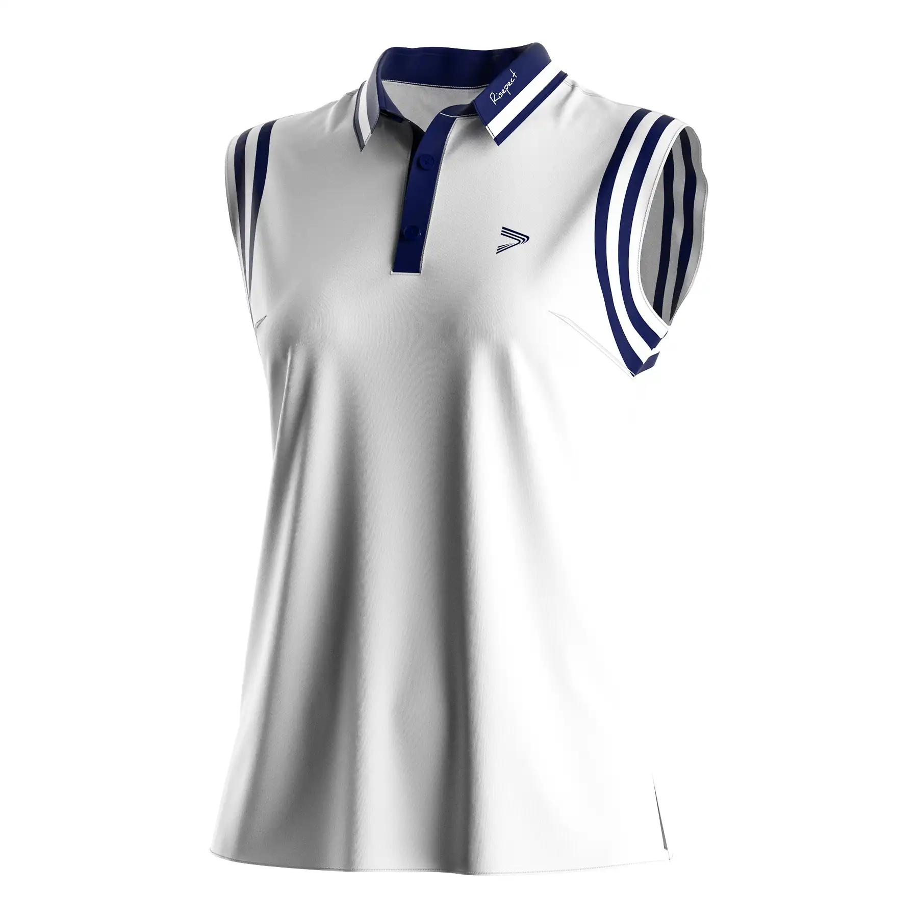 
                Sleeveless Golf Polo for Women Golf Shirt Manufacturers Supply