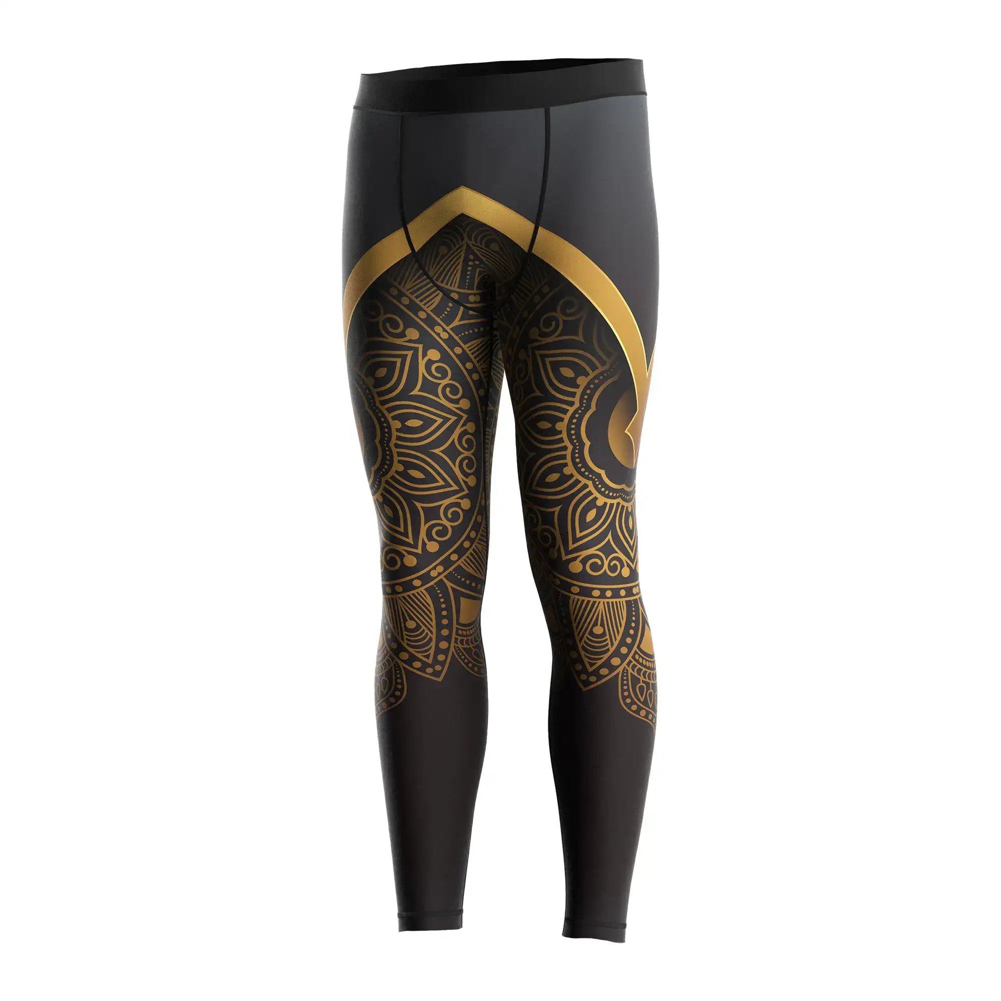 
                Lycra Compression Pants Cycling Running Sublimation Printed Mma Shorts Men Legging Spats