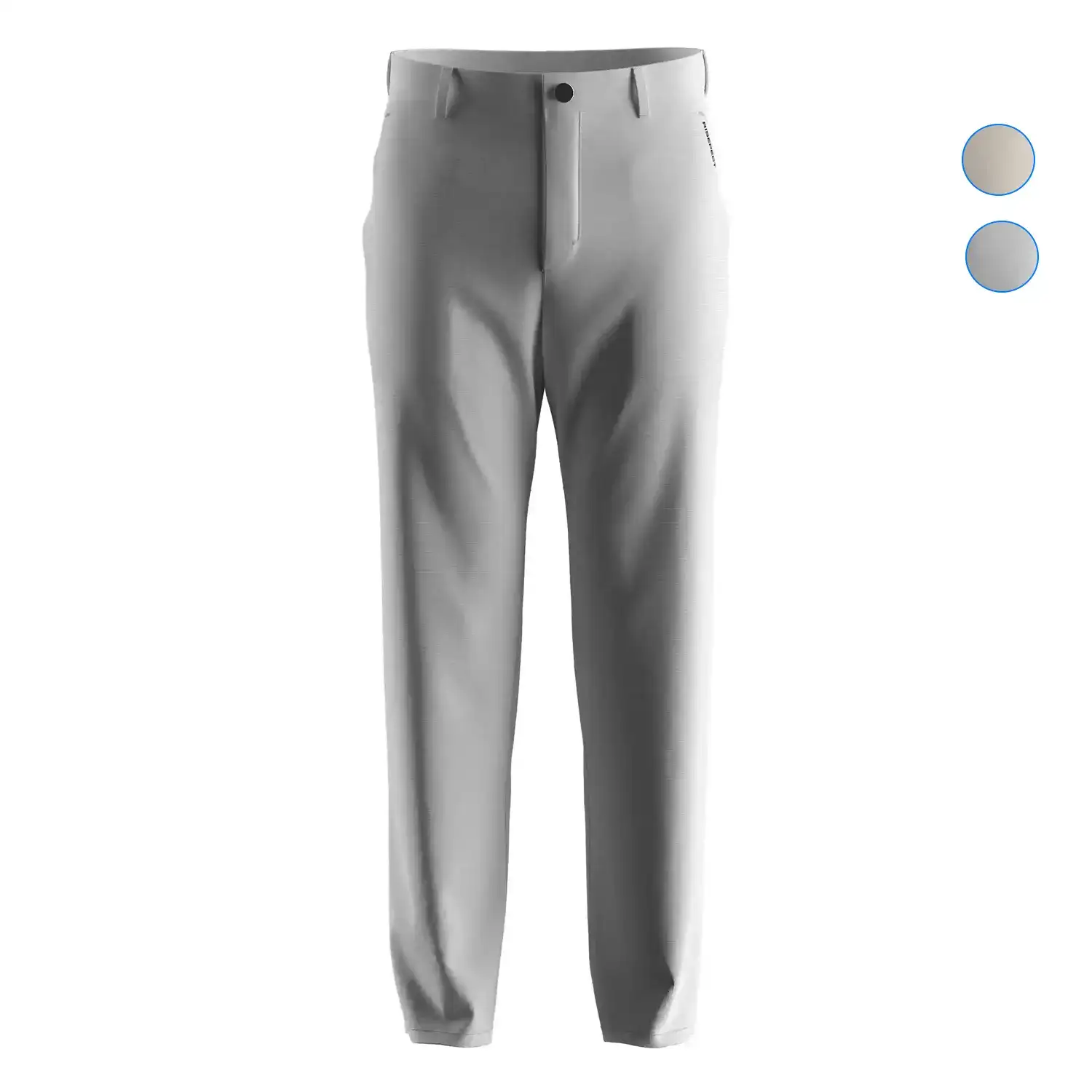 
                Light Gray Golf Pants for Men Straight Fit 5 Pockets OEM/ODM