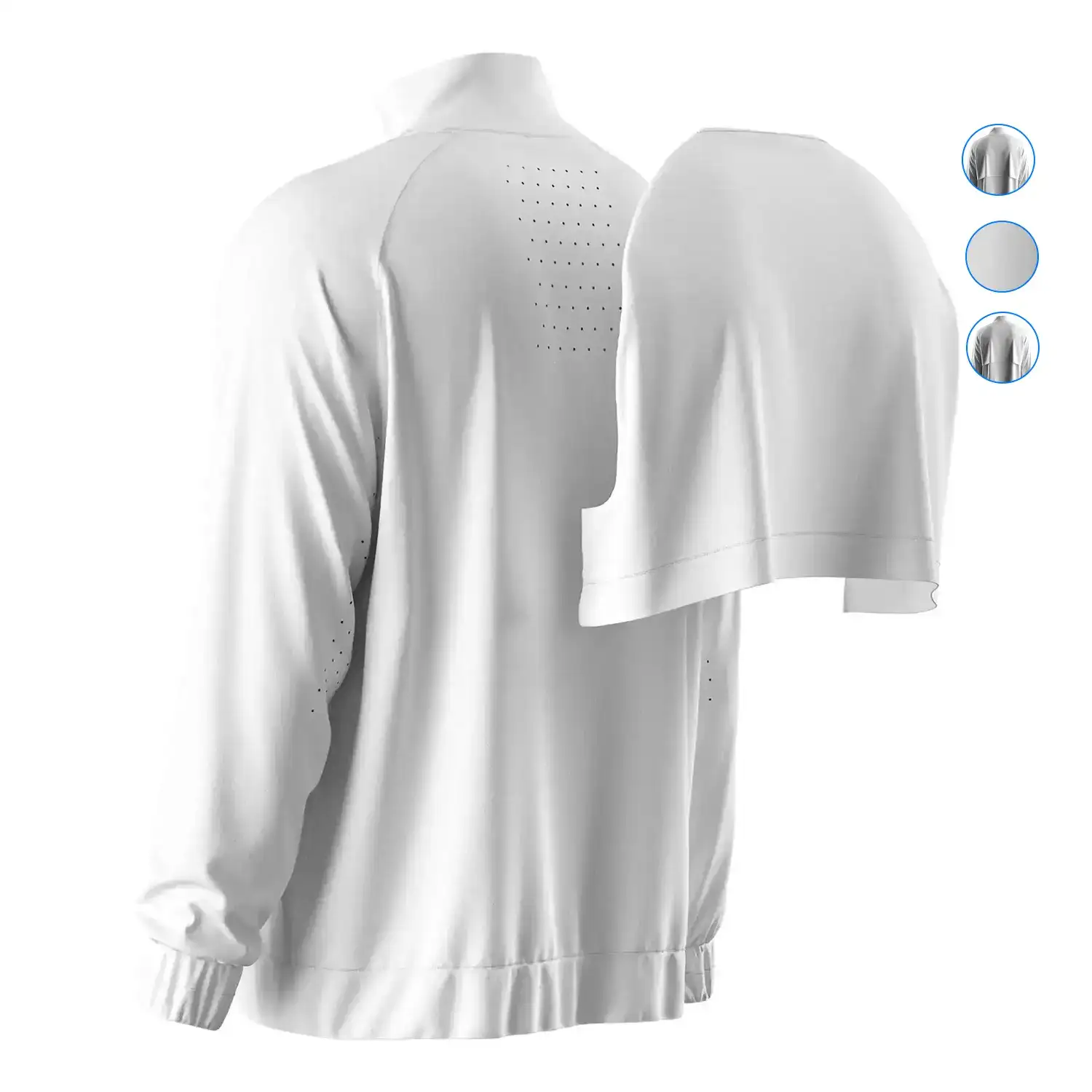 
                Light Gray Personalized Zip Up Jackets Gym Zip Up Jacket B2B Supply