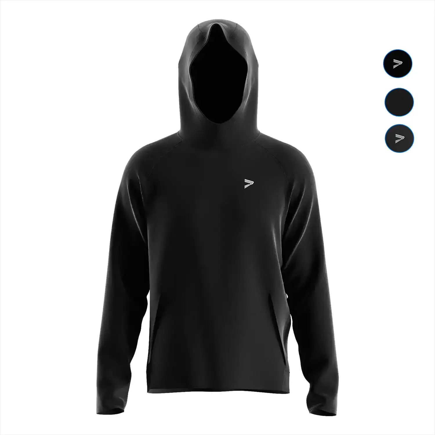 
                RISE Slim Fit Gym Hoodie Private Label Sports Apparel Factory - 3-colors