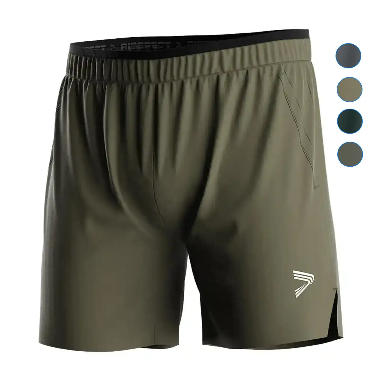 
                Army Green Training Shorts 2.0 Factory Custom BJJ Shorts Bulk