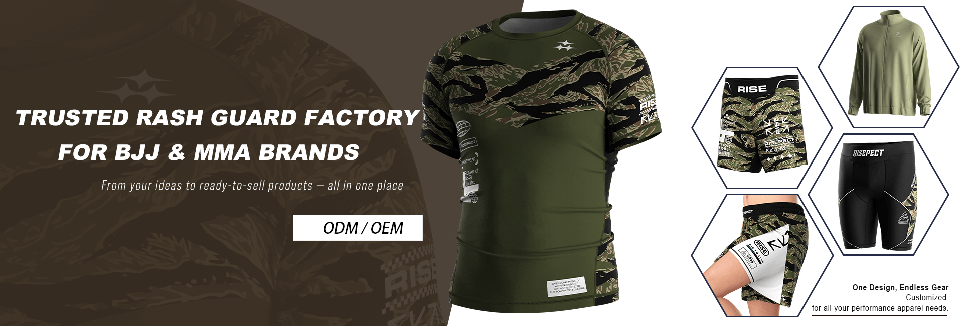 Wholesale Custom BJJ MMA Rash Guard