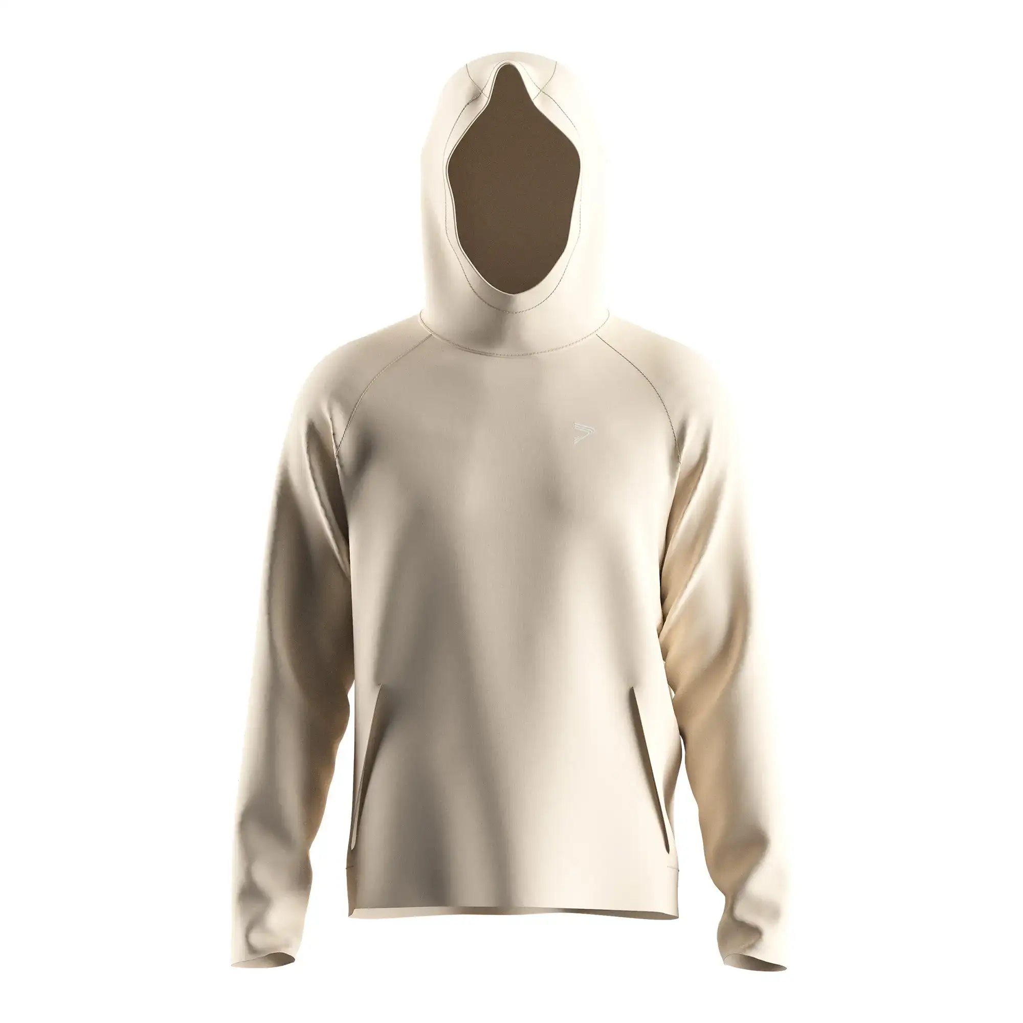 The Front View of Earthy Yellow Fitness Hoodie Without Ribber Slim Fit Team Orders - Style 2