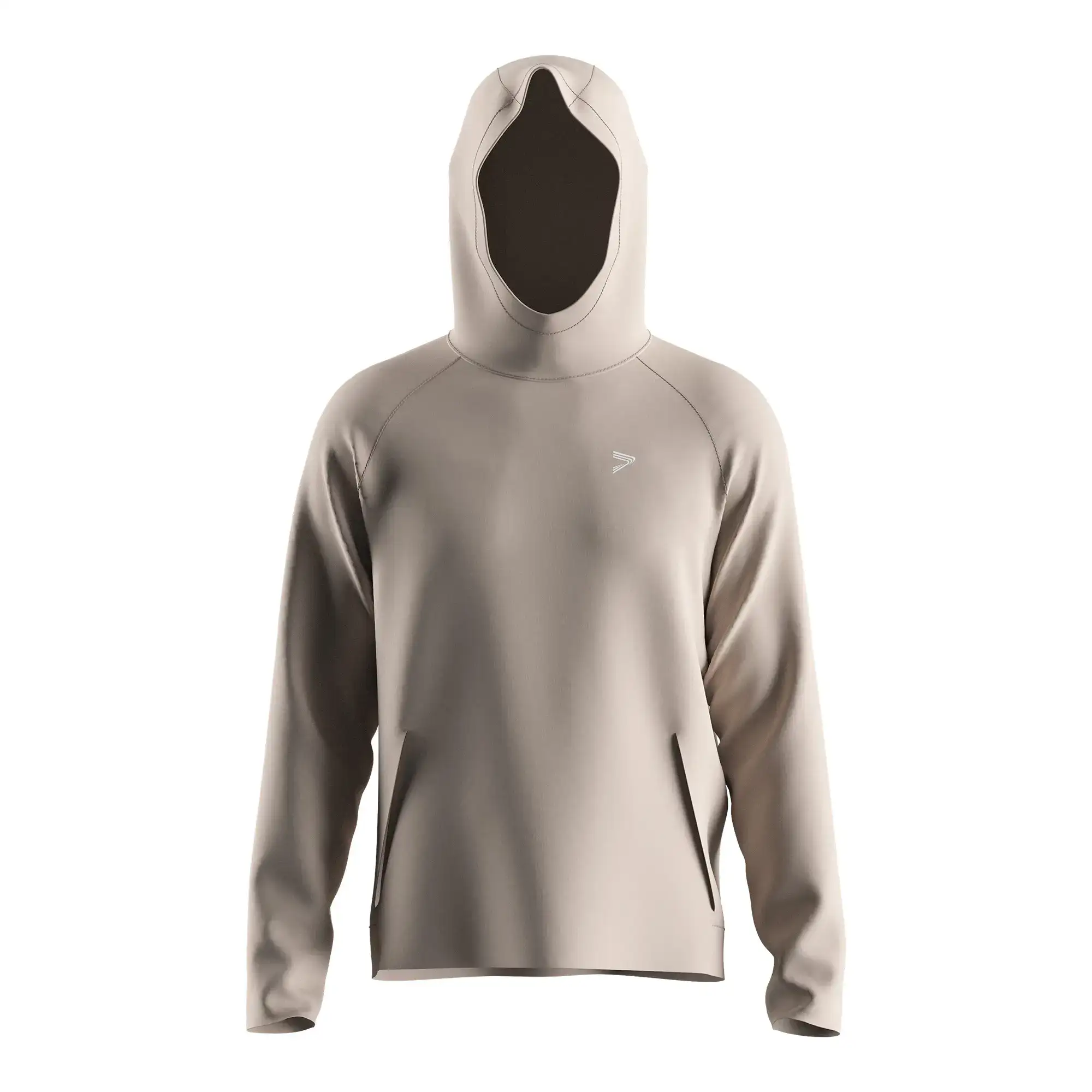 The Front View of Earthy Yellow Fitness Hoodie Without Ribber Slim Fit Team Orders - Style 5