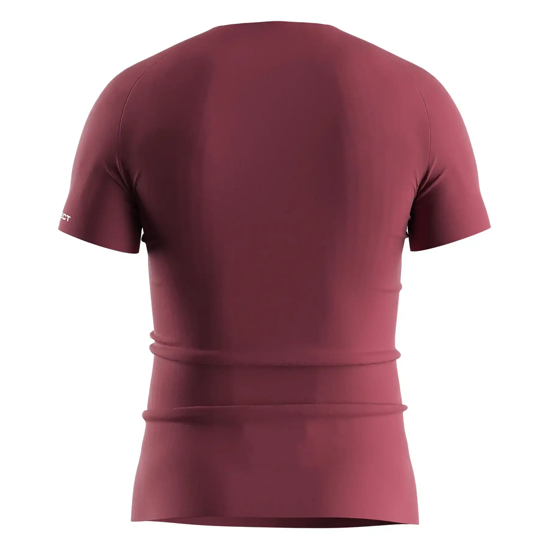 
                Maroon Men's Seamless Compression Tee Custom Bulk Wholesale