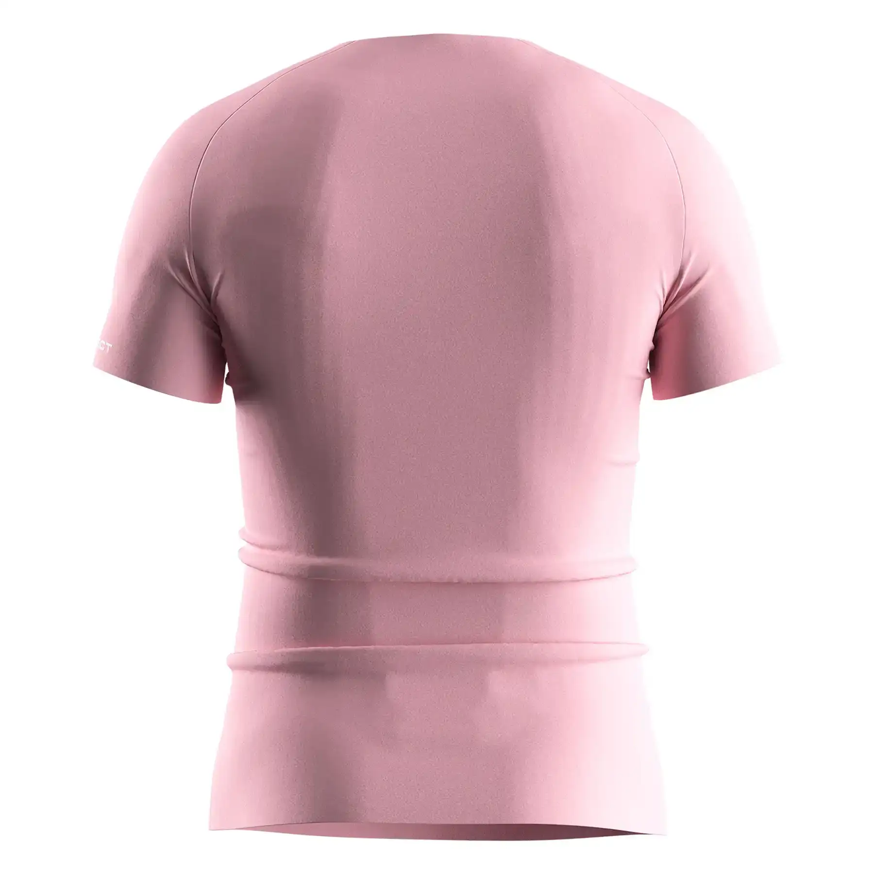 
                Pink Seamless Heat‑Bonded Men's Compression Tee Bulk Supplier