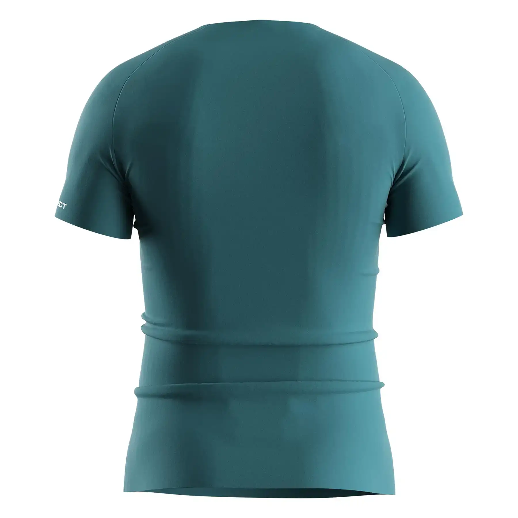 
                Teal Men's Seamless Compression Tee OEM ODM Custom Wholesale