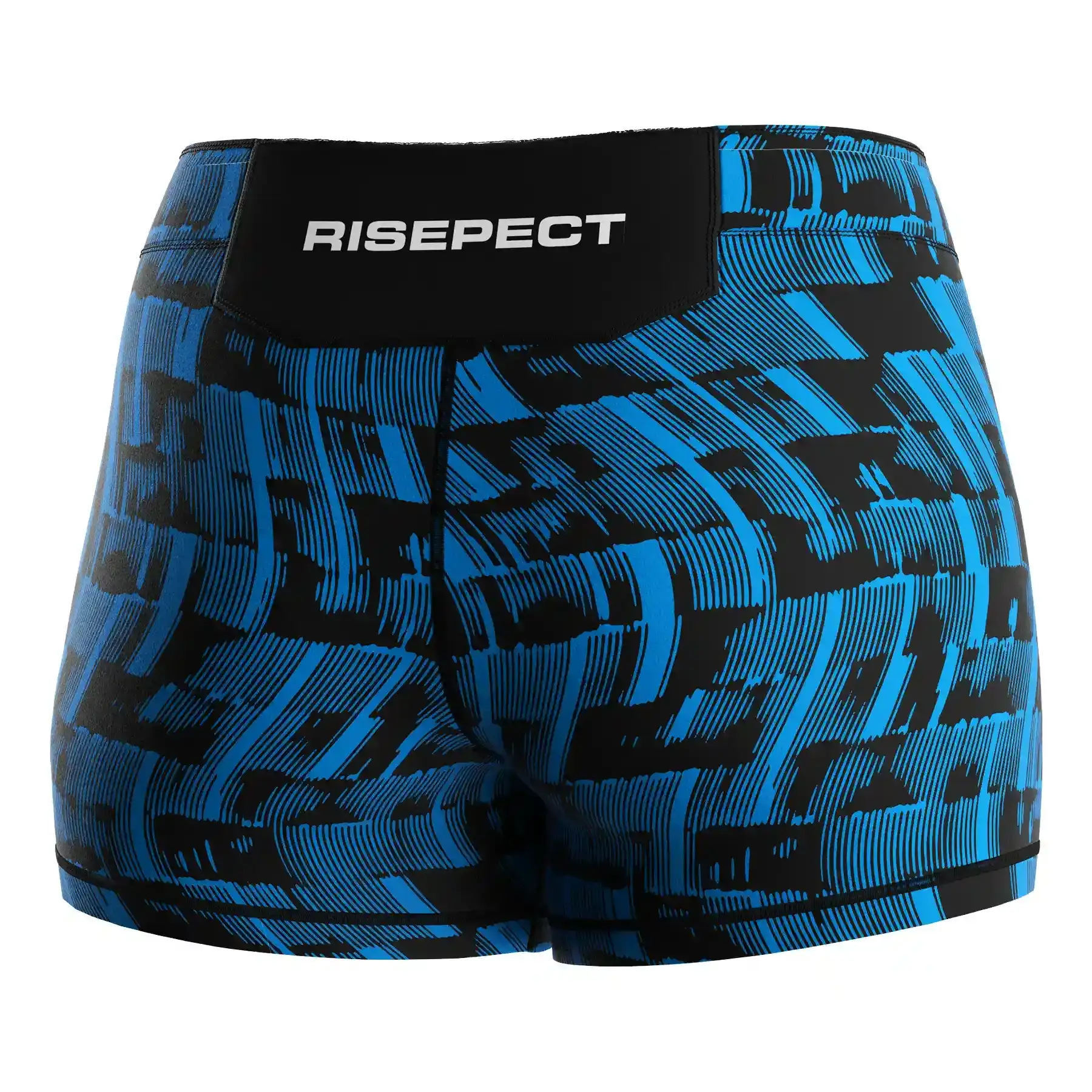 The Back View of Custom Vale Tudo Shorts 2.0 for Women - Style 3