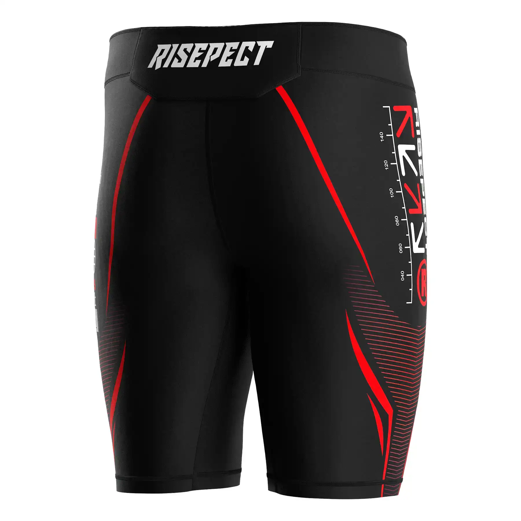 The Back View of Manufacturer Custom Vale Tudo Shorts 2.0 for Men - Style 4