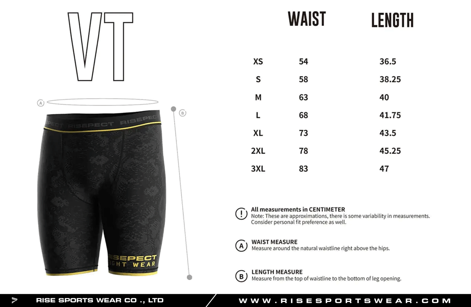 Use adult sizes chart provided by Rise Sportswear, or custom your own brand, club, or team adult sizes chart for Python Print Vale Tudo Shorts Men's Jiujitsu MMA Sublimated Custom Shorts Orders.