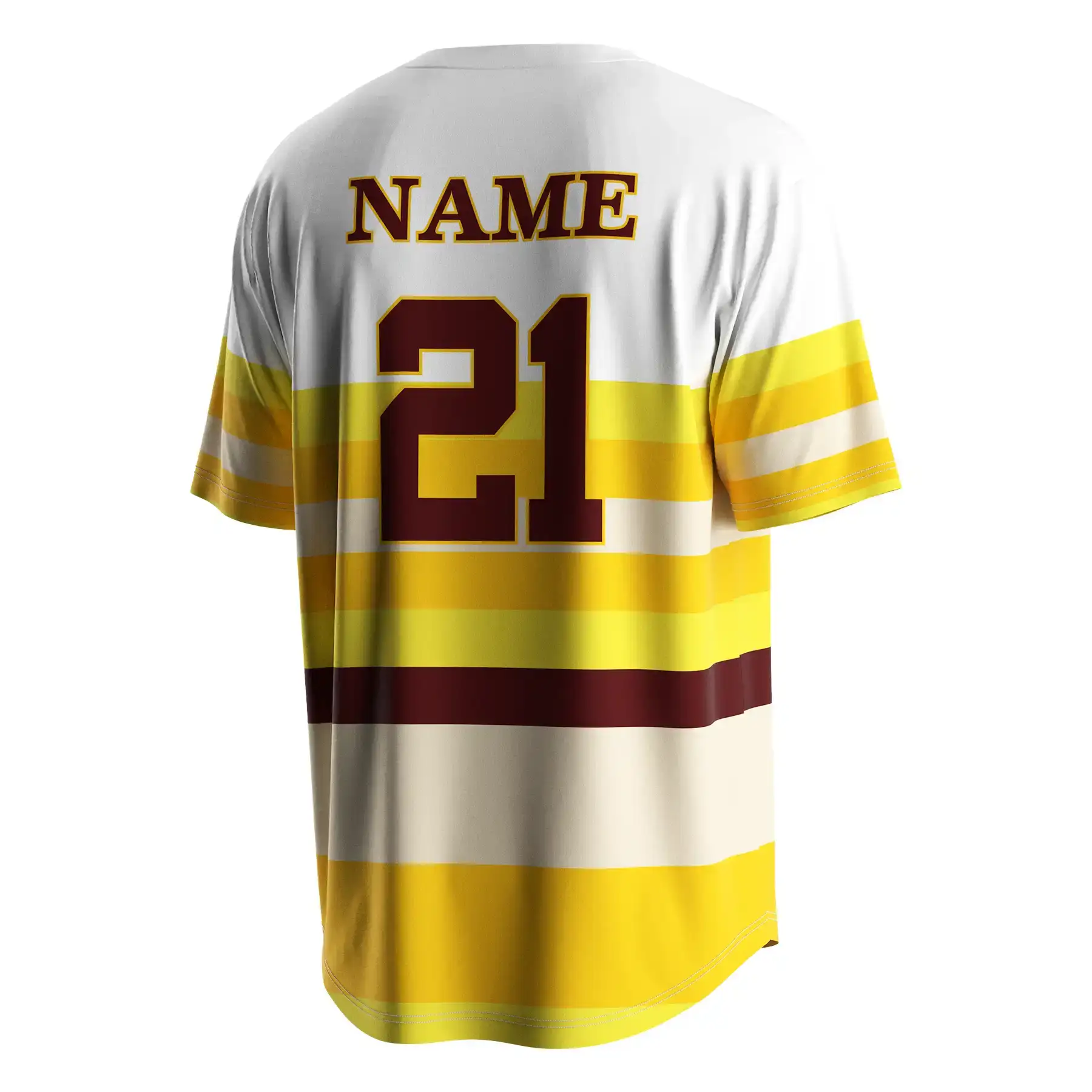 
                 Orange Uniform China Jerseys Men'S Baseball T-Shirt